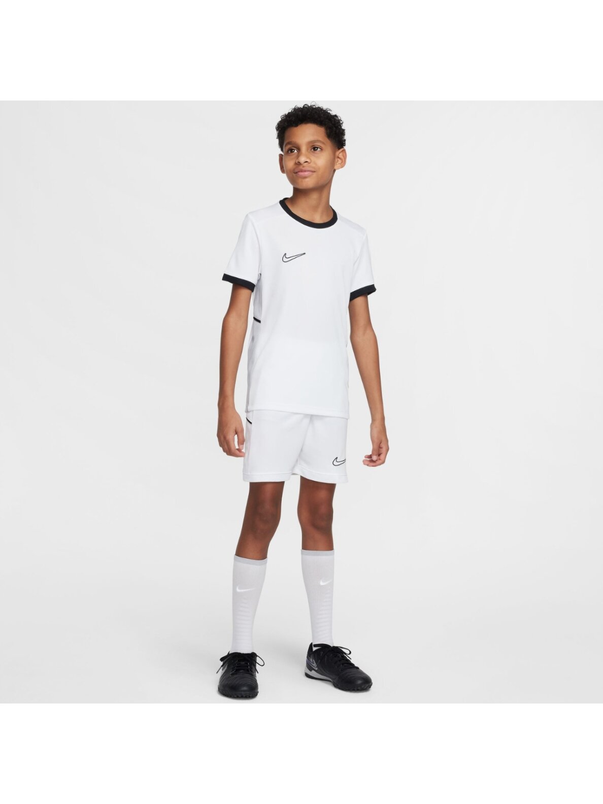 Nike Dri-Fit Academy 25 SS marškinėliai vaikams balti FZ9758 100 5 Nike Dri-Fit Academy 25 SS marškinėliai vaikams balti FZ9758 100 5