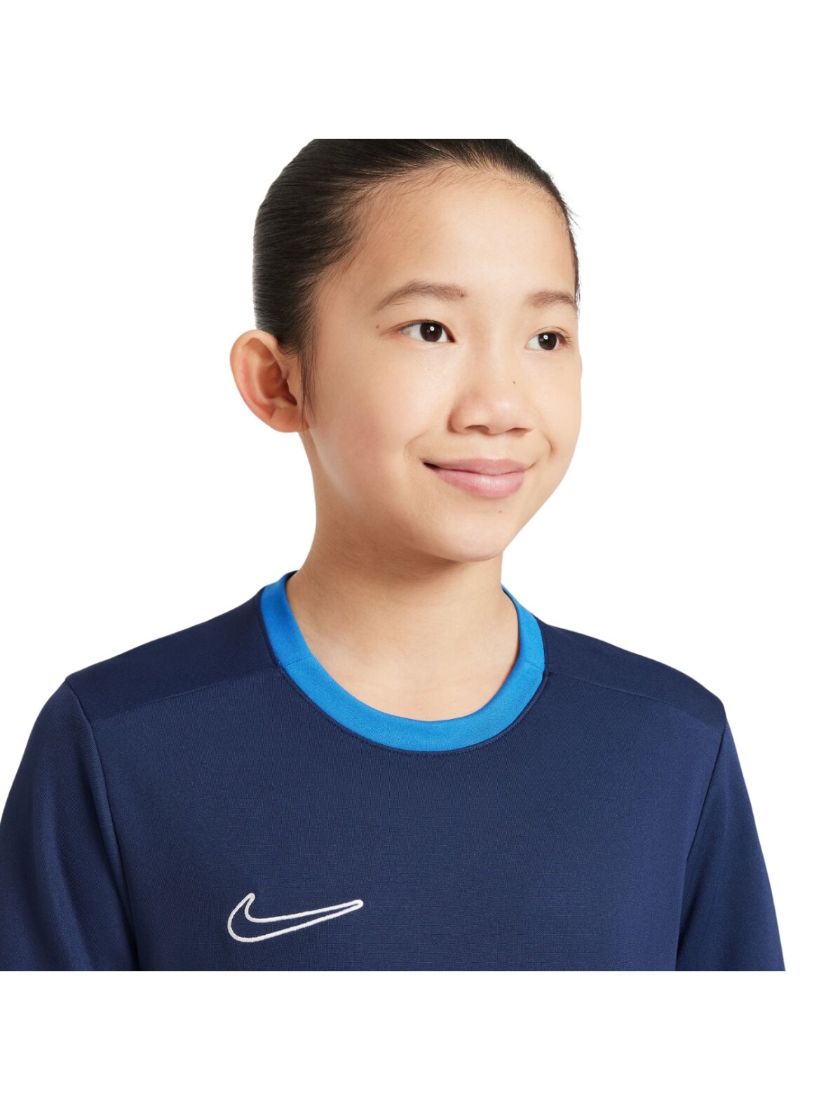 Nike Dri-Fit Academy 25 SS marškinėliai vaikams tamsiai mėlyni FZ9758 410 2 Nike Dri-Fit Academy 25 SS marškinėliai vaikams tamsiai mėlyni FZ9758 410 2