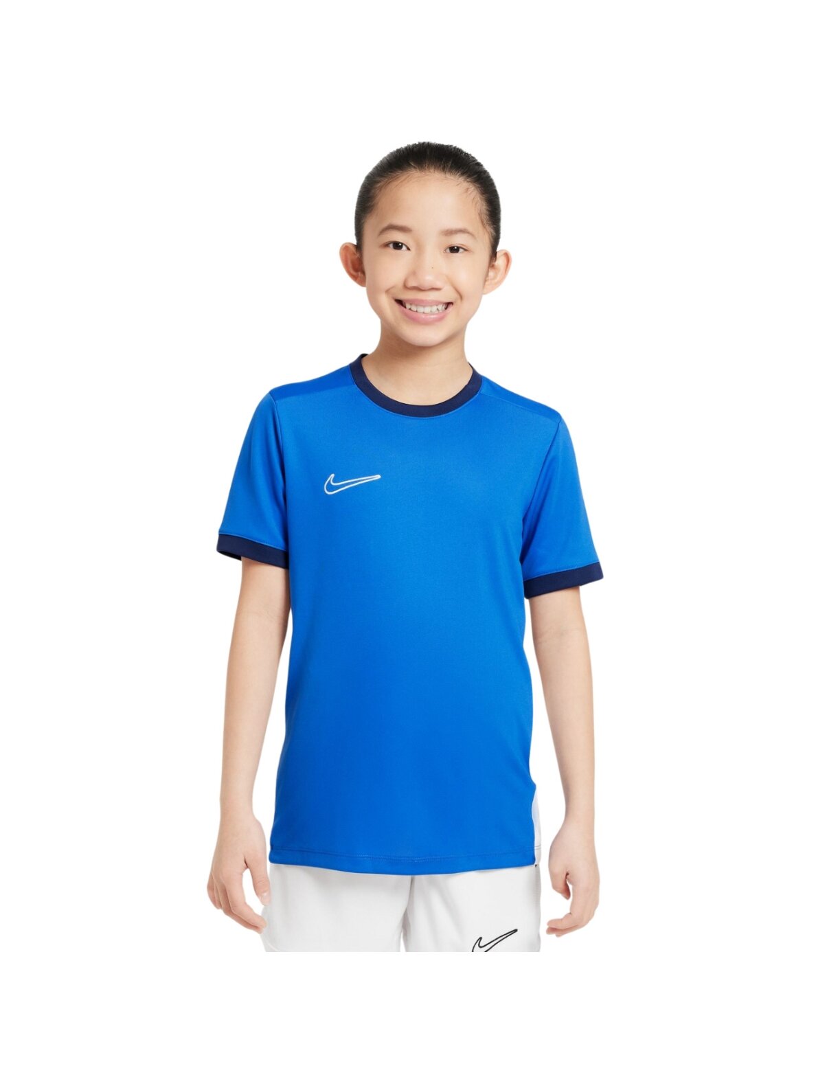 Nike Dri-Fit Academy 25 SS marškinėliai vaikams mėlyni FZ9758 463 Nike Dri-Fit Academy 25 SS marškinėliai vaikams mėlyni FZ9758 463