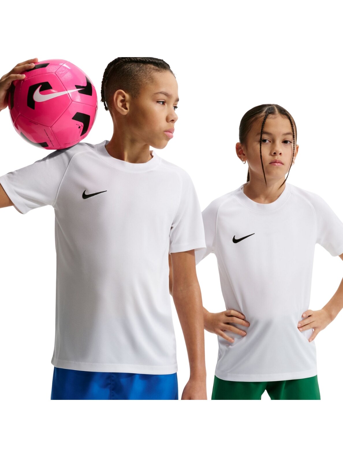 Nike Dri-Fit Park VIII marškinėliai vaikams balti HV8182 100 5