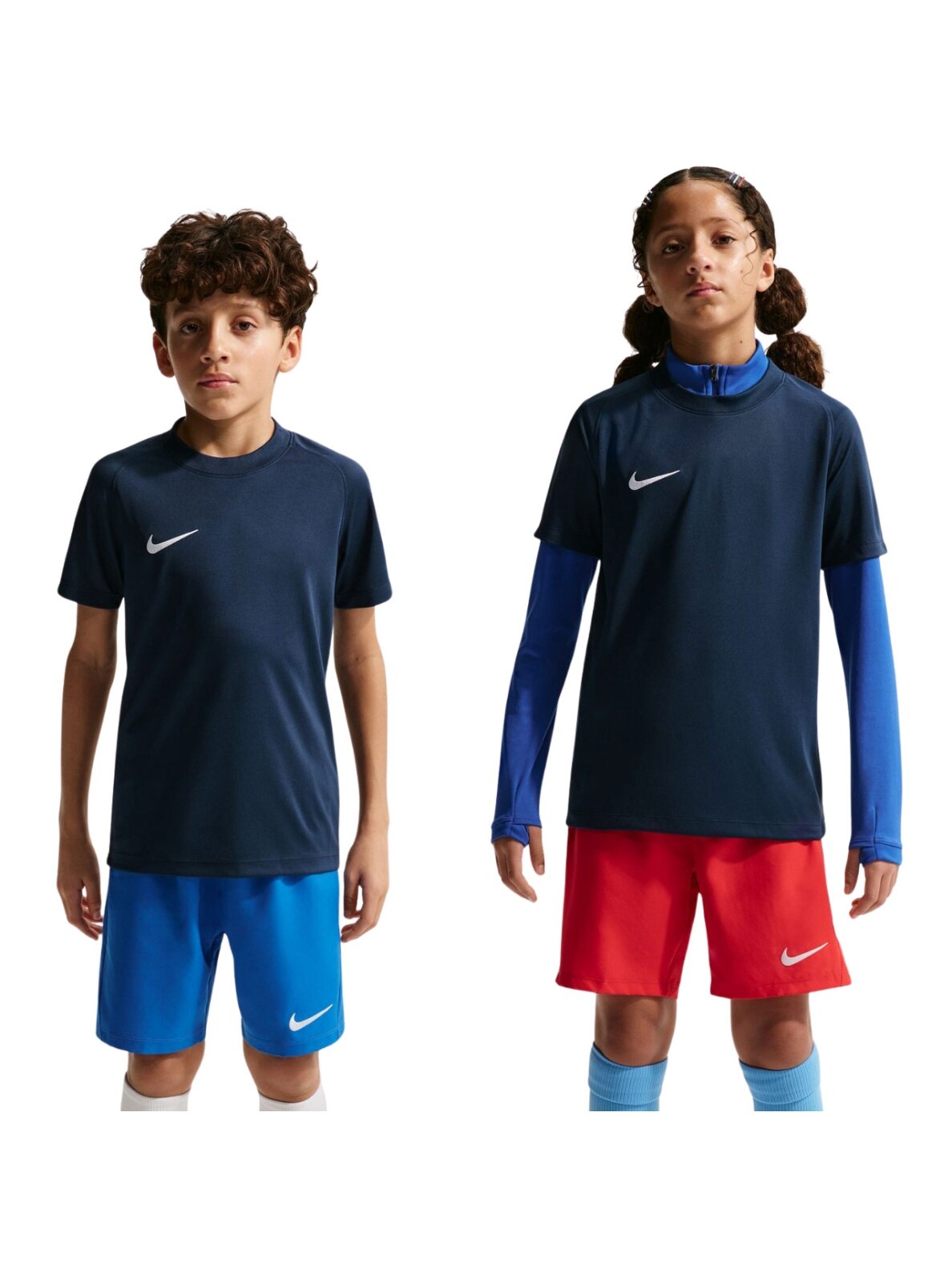 Nike Dri-Fit Park VIII marškinėliai vaikams tamsiai mėlyni HV8182 410