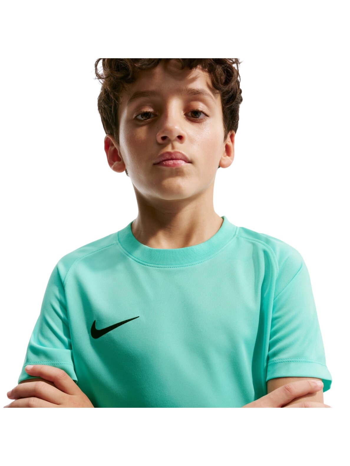 Nike Dri Fit Park VIII vaikiška marškinėliai žali HV8182 354 3