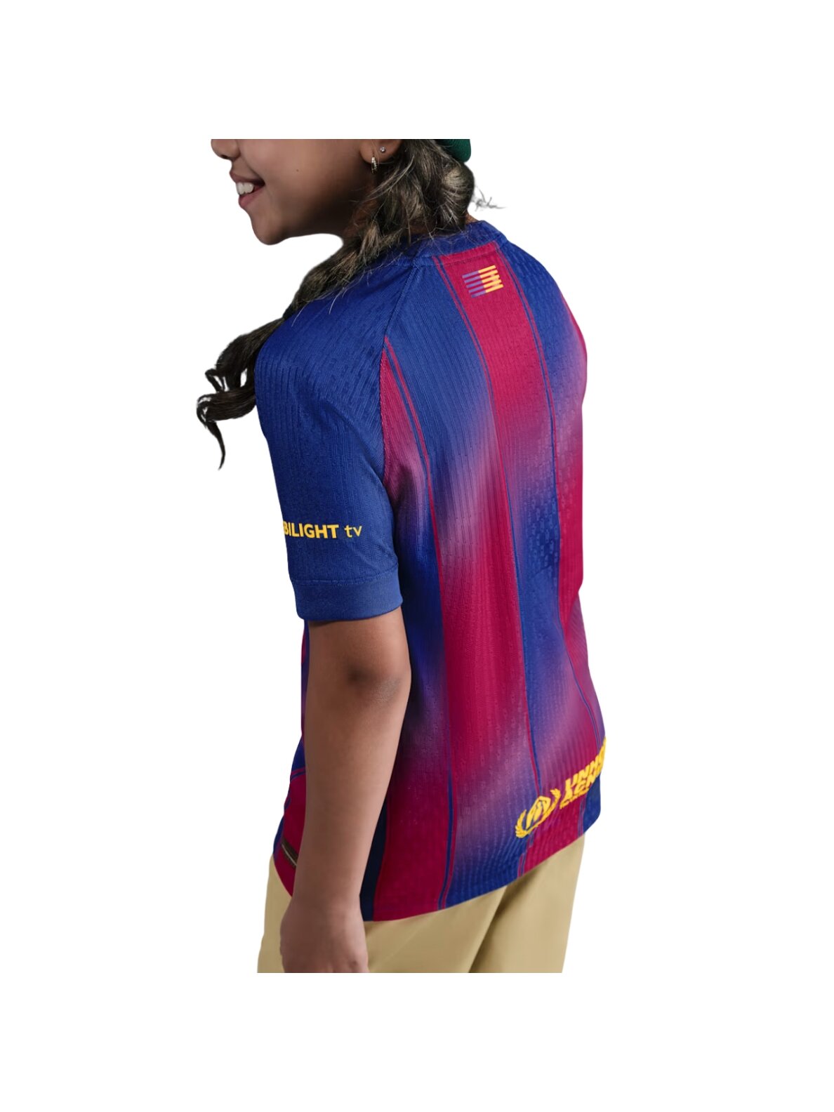 Nike FC Barcelona 2025/26 Match Home vaikiški marškinėliai, tamsiai mėlynos ir bordo spalvos HJ5216 456 3