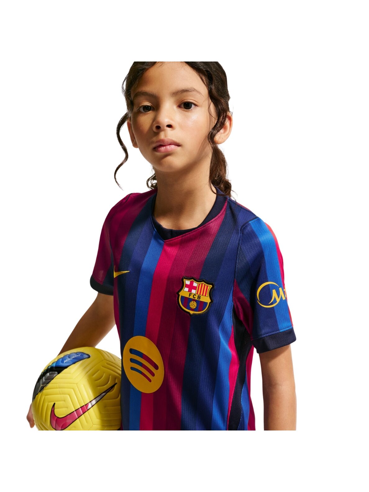 Nike vaikiški marškinėliai FC Barcelona 2026/27 Stadium Home, bordo-mėlyni, II1624 683 4