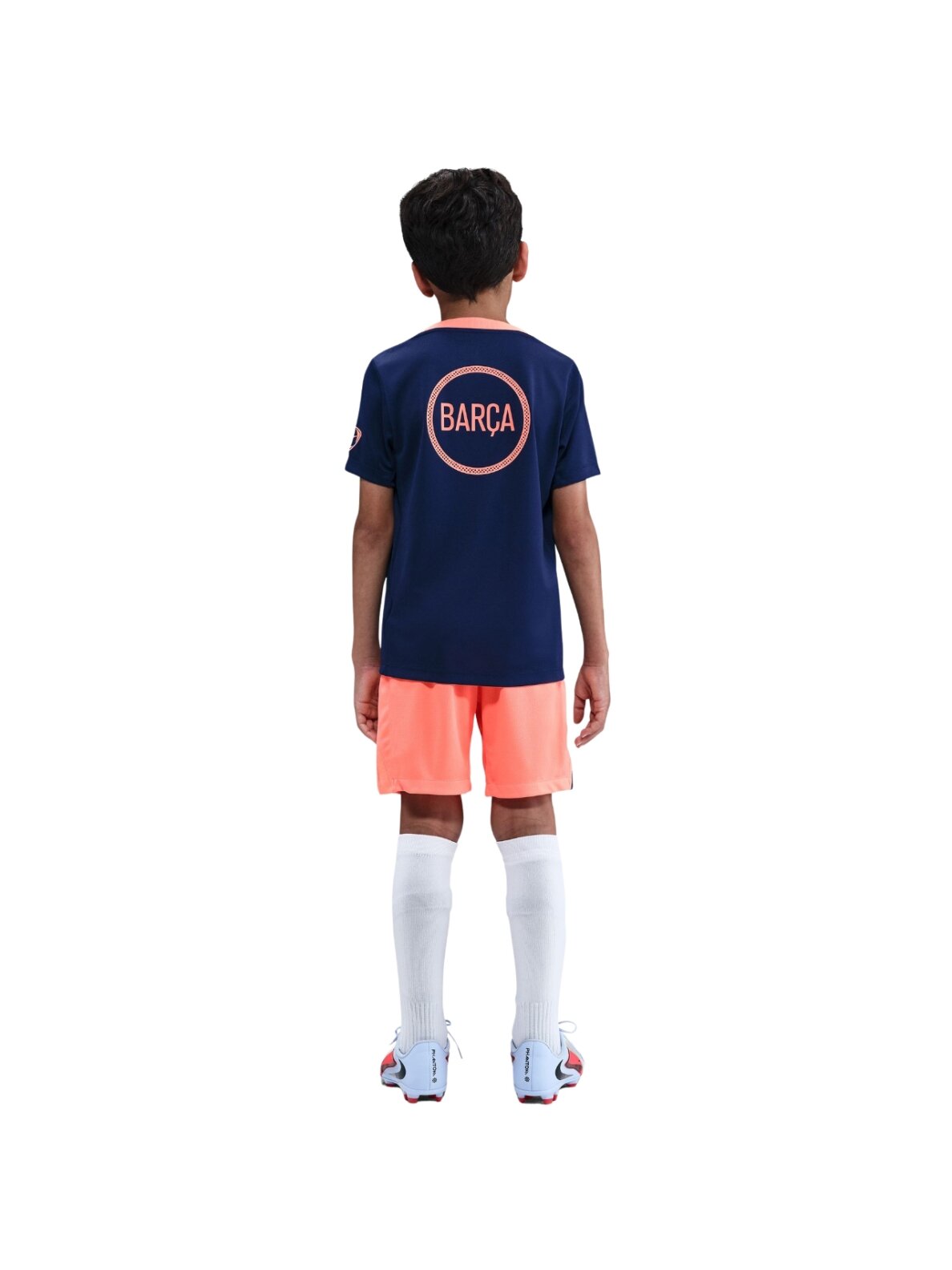 Nike FC Barcelona Academy Pro vaikiški marškinėliai, tamsiai mėlynos ir oranžinės spalvos HM4185 411 6 Nike FC Barcelona Academy Pro vaikiški marškinėliai, tamsiai mėlynos ir oranžinės spalvos HM4185 411 6