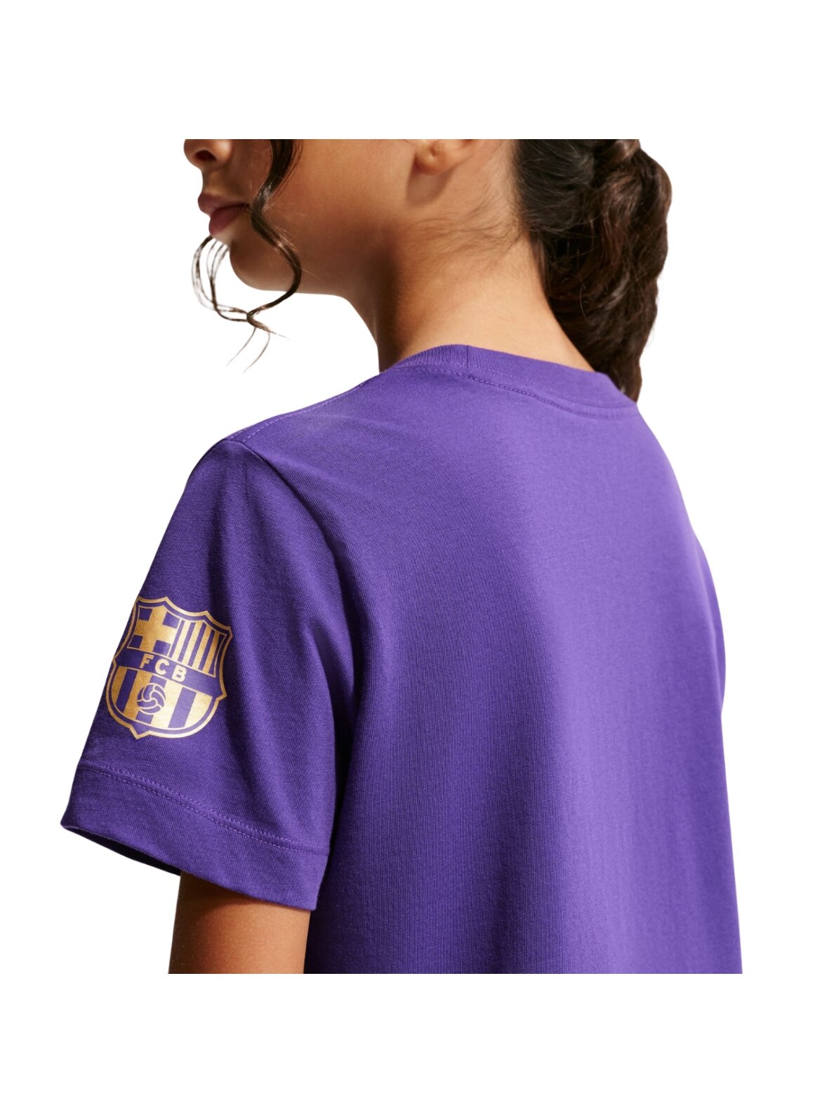 Nike FC Barcelona vaikiški marškinėliai, violetiniai, IQ5007 504 3