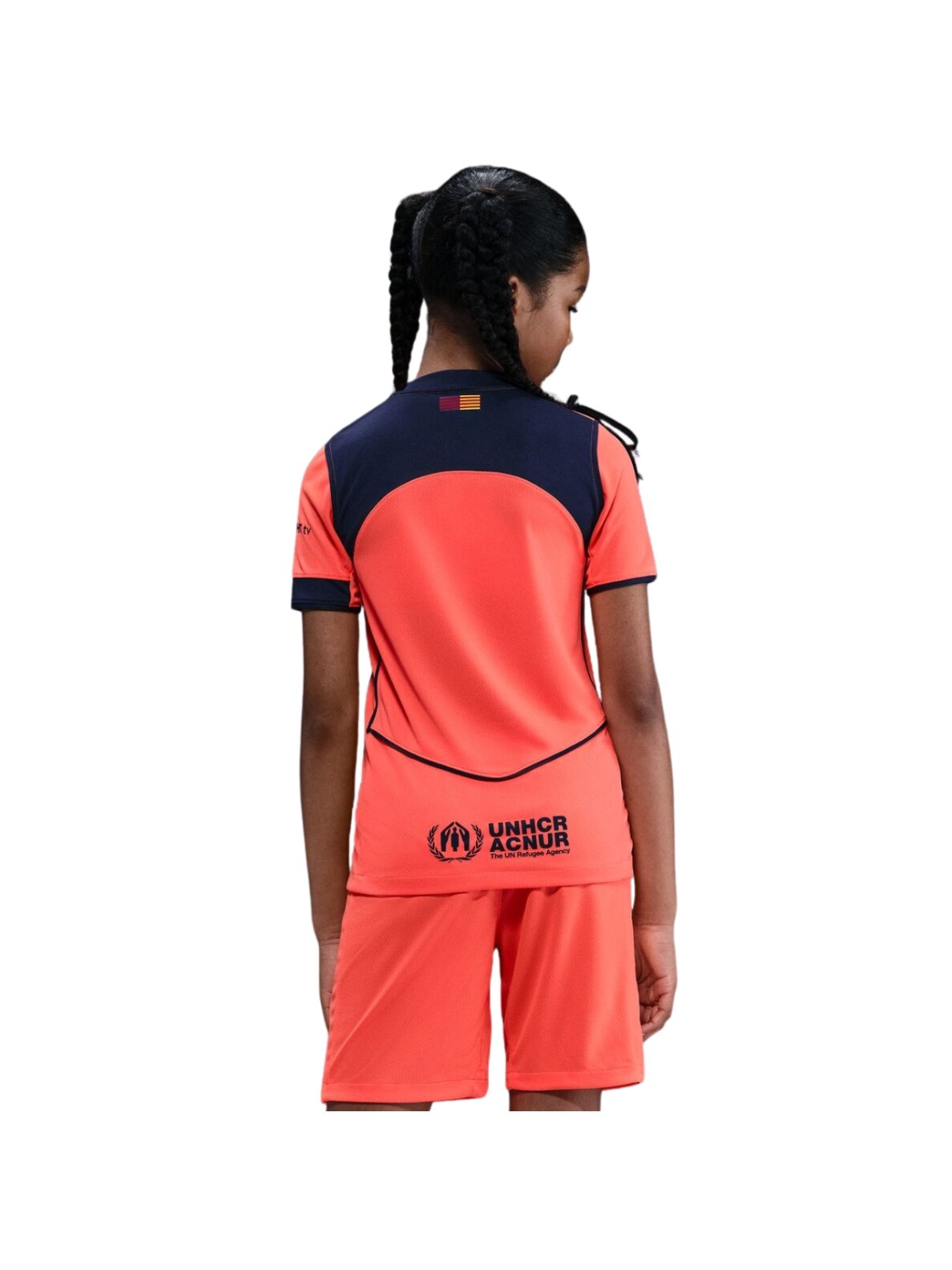 Nike FC Barcelona Stadium 2025/26 marškinėliai vaikams oranžiniai HM4122 855 3