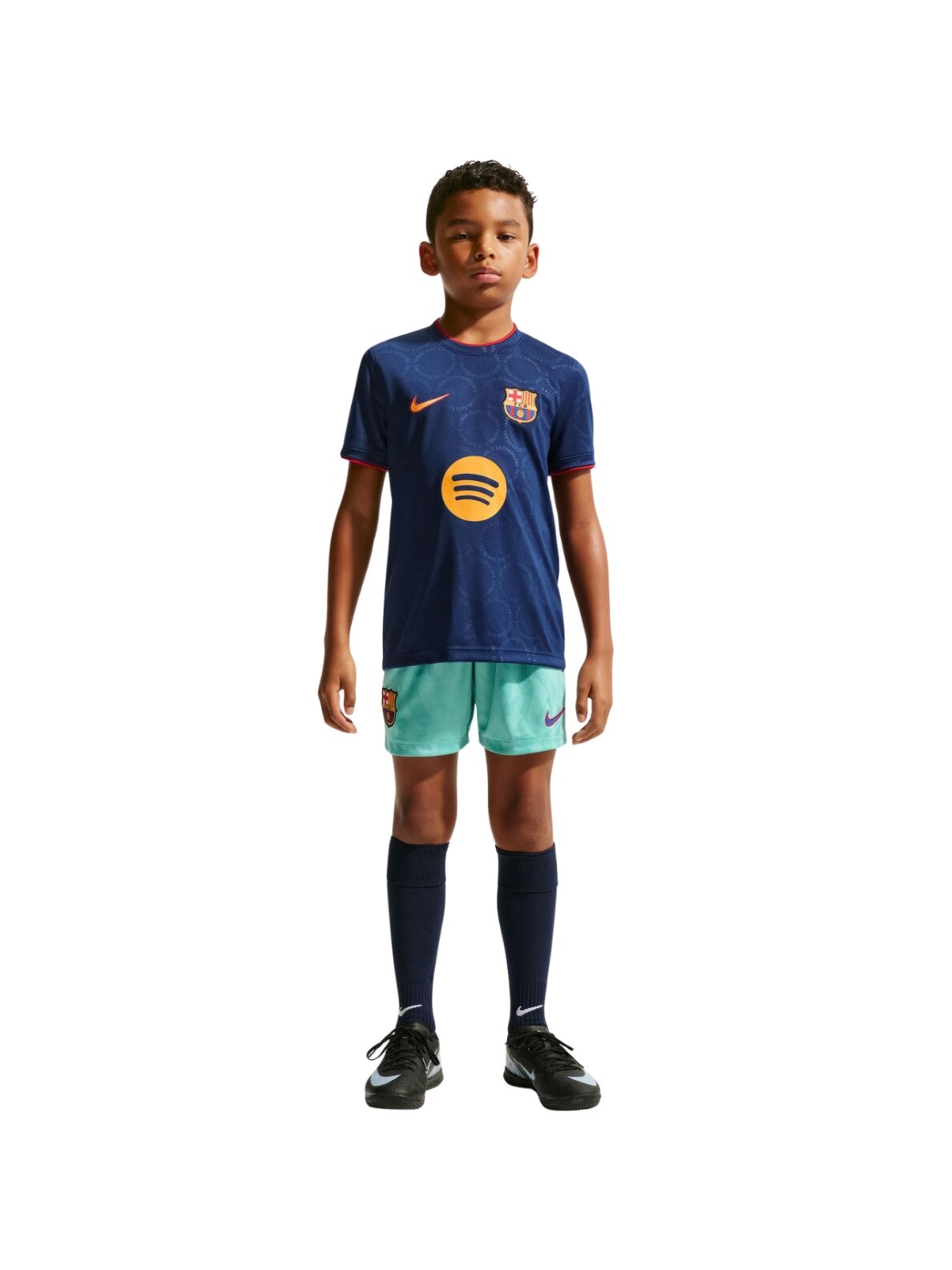 Nike vaikiški marškinėliai FC Barcelona Third, tamsiai mėlyni, II6713 498 6 Nike vaikiški marškinėliai FC Barcelona Third, tamsiai mėlyni, II6713 498 6