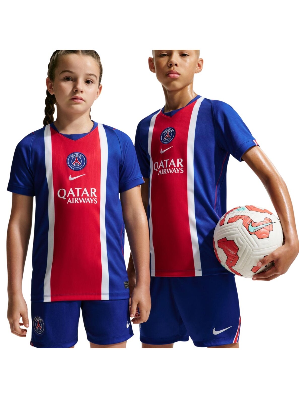 Nike Paris Saint-Germain 2026/27 Stadium Home vaikiški marškinėliai, mėlyni-raudoni, II1644 417