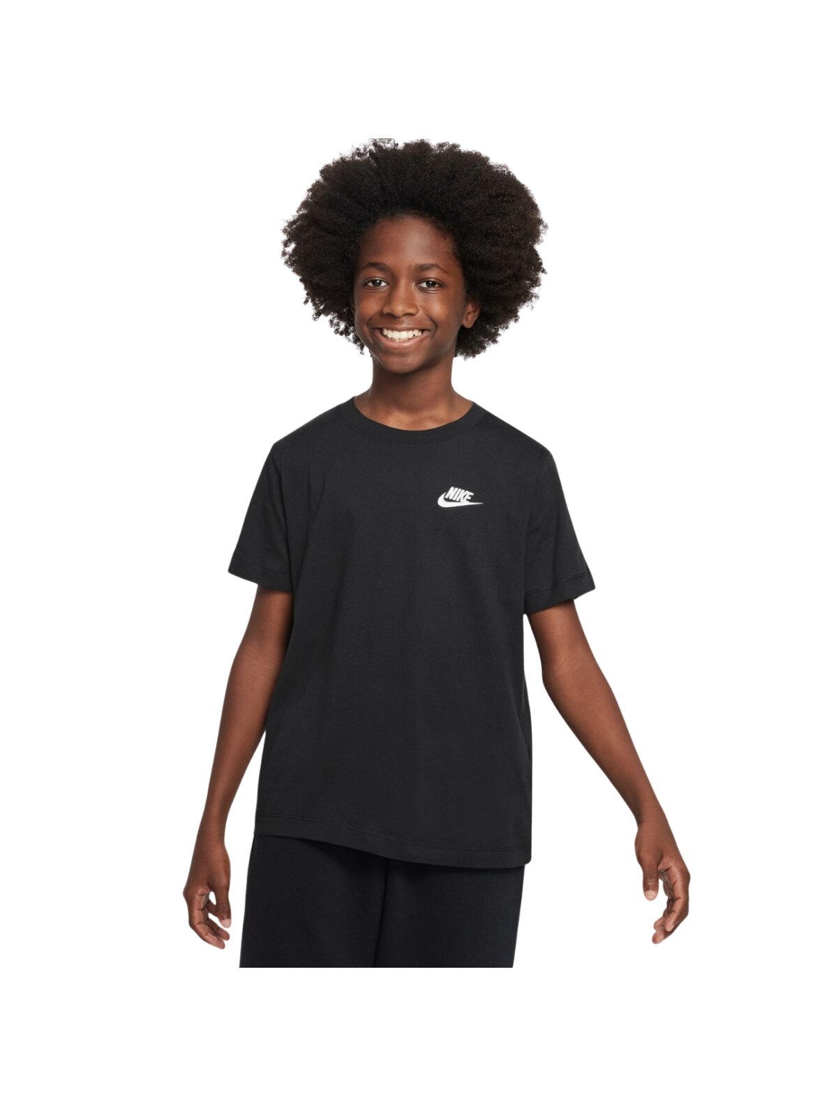 Nike Sportswear vaikiški marškinėliai juodi FZ5177 010 3