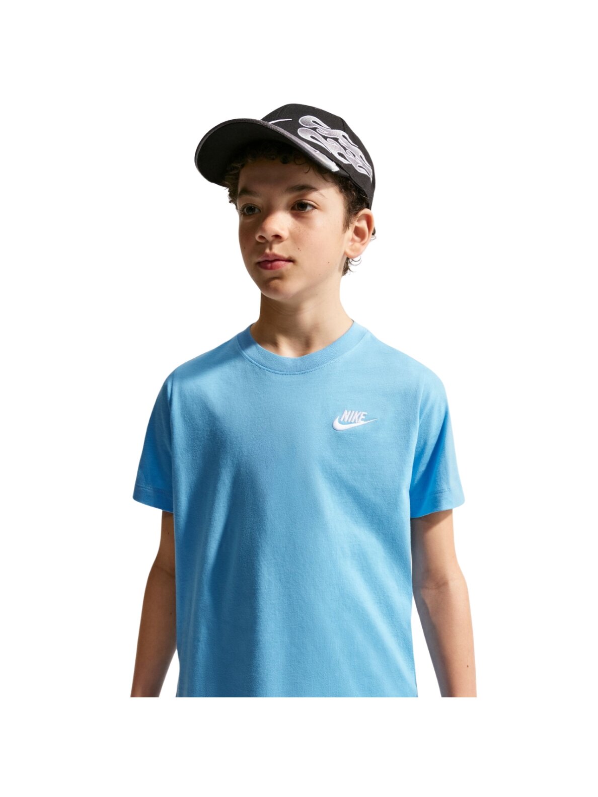Nike Sportswear vaikiški marškinėliai, šviesiai mėlyni, FZ5177 497 3