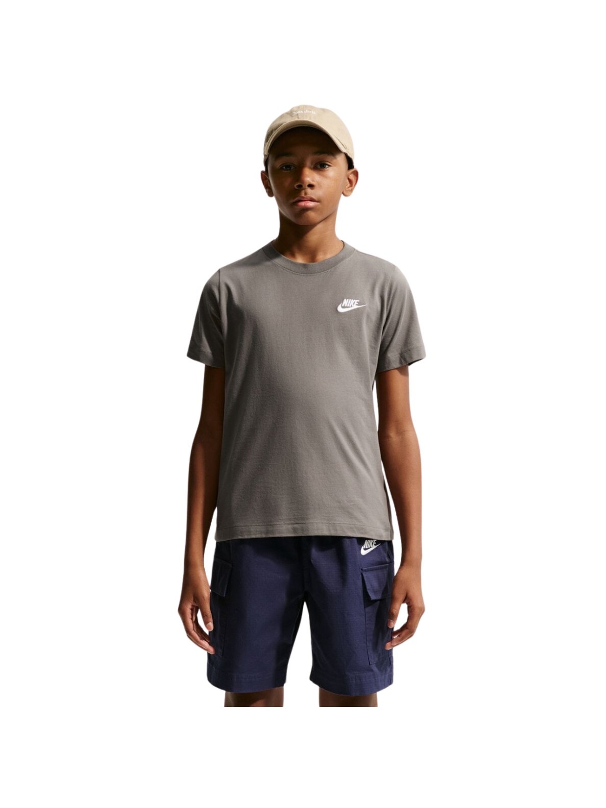 Nike Sportswear vaikiški marškinėliai, pilki, FZ5177 289