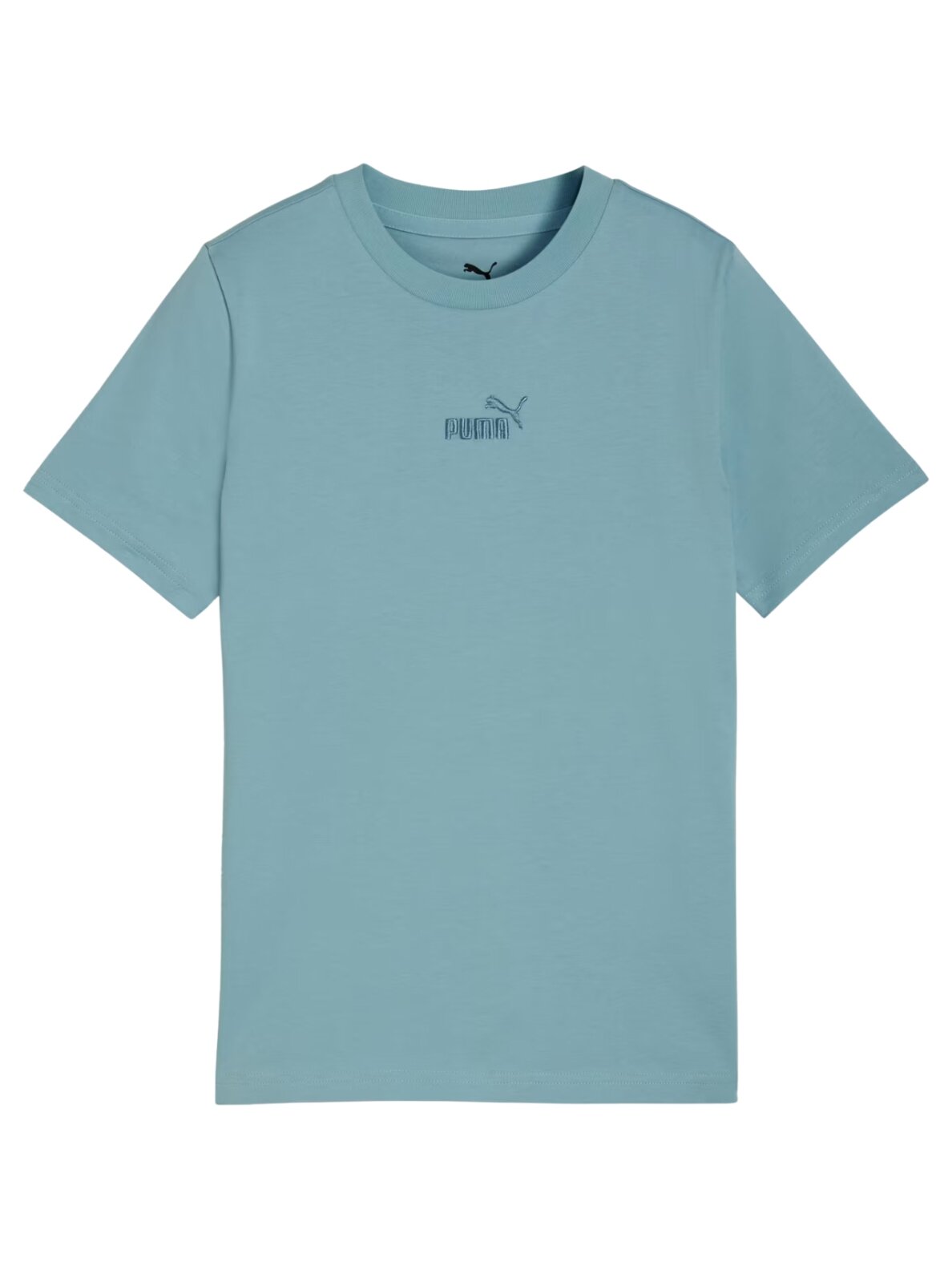 Puma ESS Small No.1 Logo Centered Tee marškinėliai vaikams mėlyni 692975 47 1 Puma ESS Small No.1 Logo Centered Tee marškinėliai vaikams mėlyni 692975 47 1