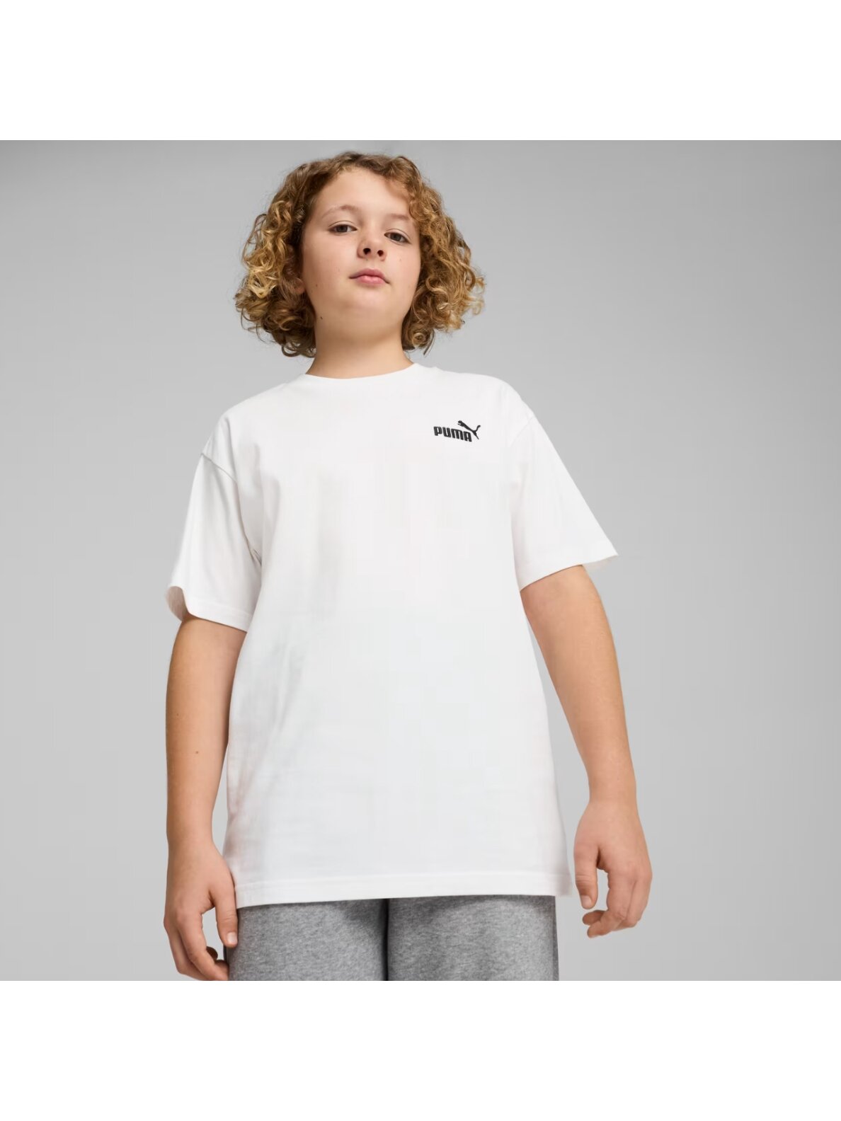 Puma ESS Small No.1 Logo Relaxed Tee vaikiški marškinėliai balti 684920 02 2 Puma ESS Small No.1 Logo Relaxed Tee vaikiški marškinėliai balti 684920 02 2