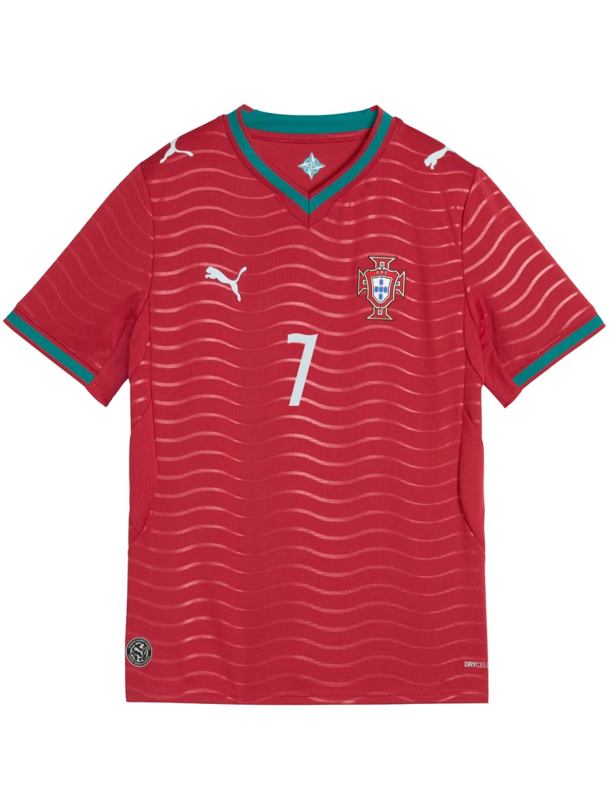 Puma vaikams Portugalija FPF Home Jersey Replica 788144 77 marškinėliai 1