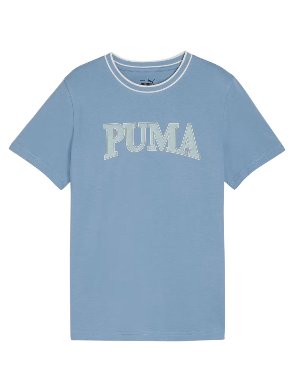 Puma Squad Tee vaikiški marškinėliai mėlyni 679259 20 Puma Squad Tee vaikiški marškinėliai mėlyni 679259 20