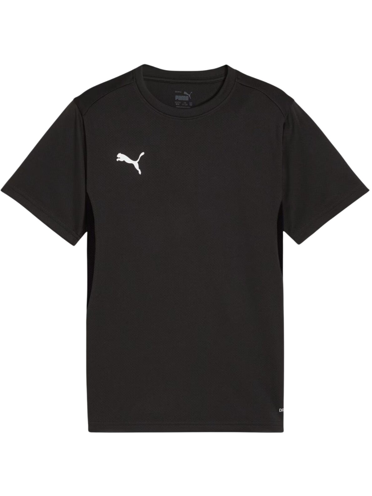 Puma TeamGoal Jersey vaikiški marškiniai juodi 658637 03 Puma TeamGoal Jersey vaikiški marškiniai juodi 658637 03
