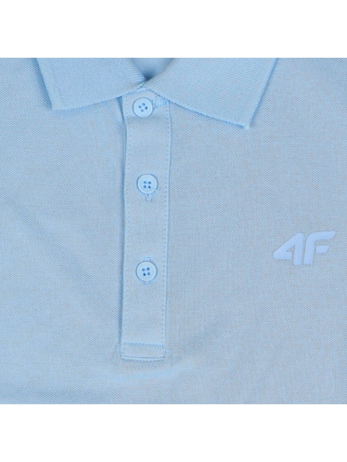4F vyriški polo marškinėliai M0948 šviesiai mėlyni 2