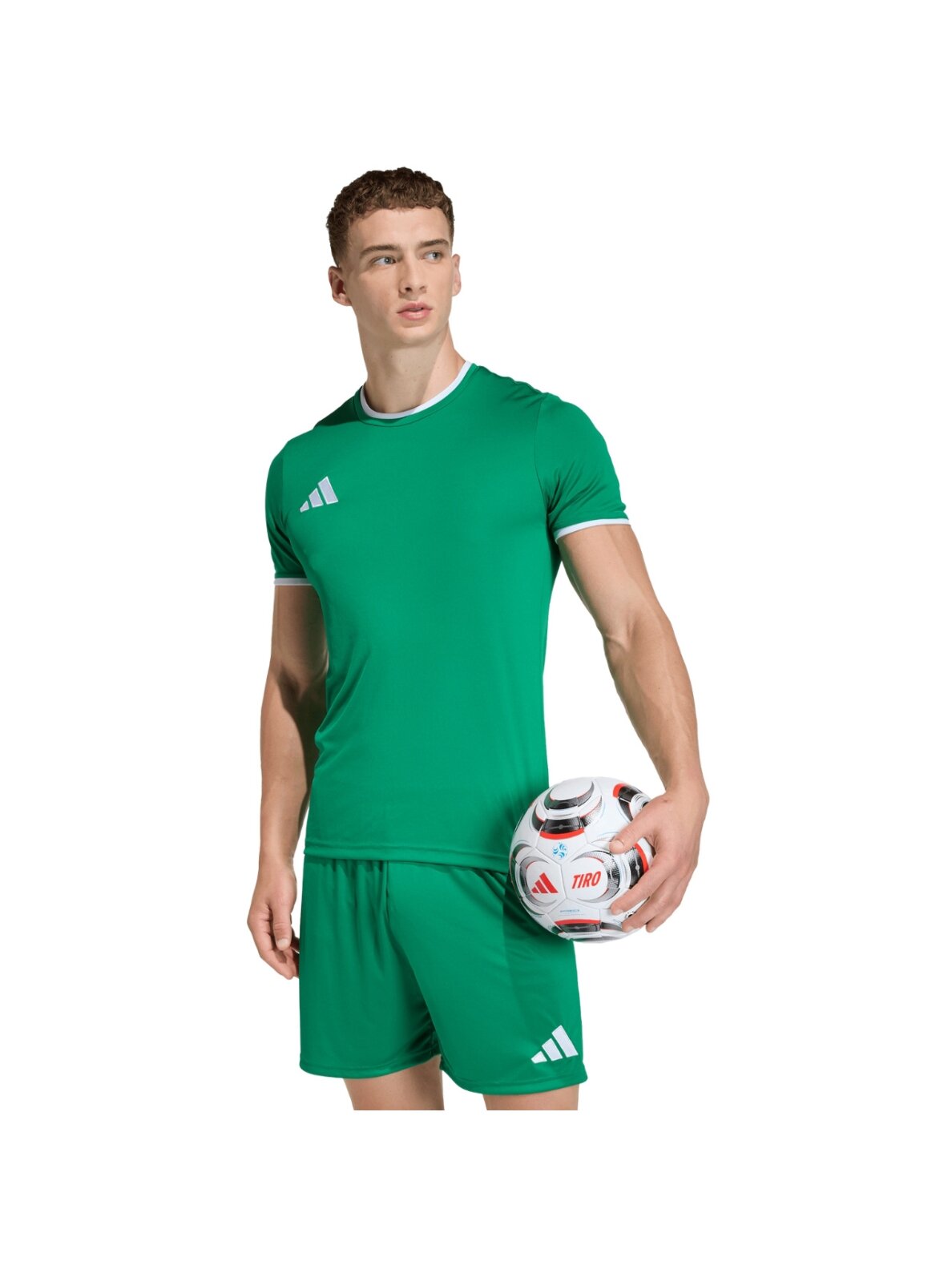 Adidas Entrada 26 Jersey vyriška marškinėliai žali JZ2503 Adidas Entrada 26 Jersey vyriška marškinėliai žali JZ2503