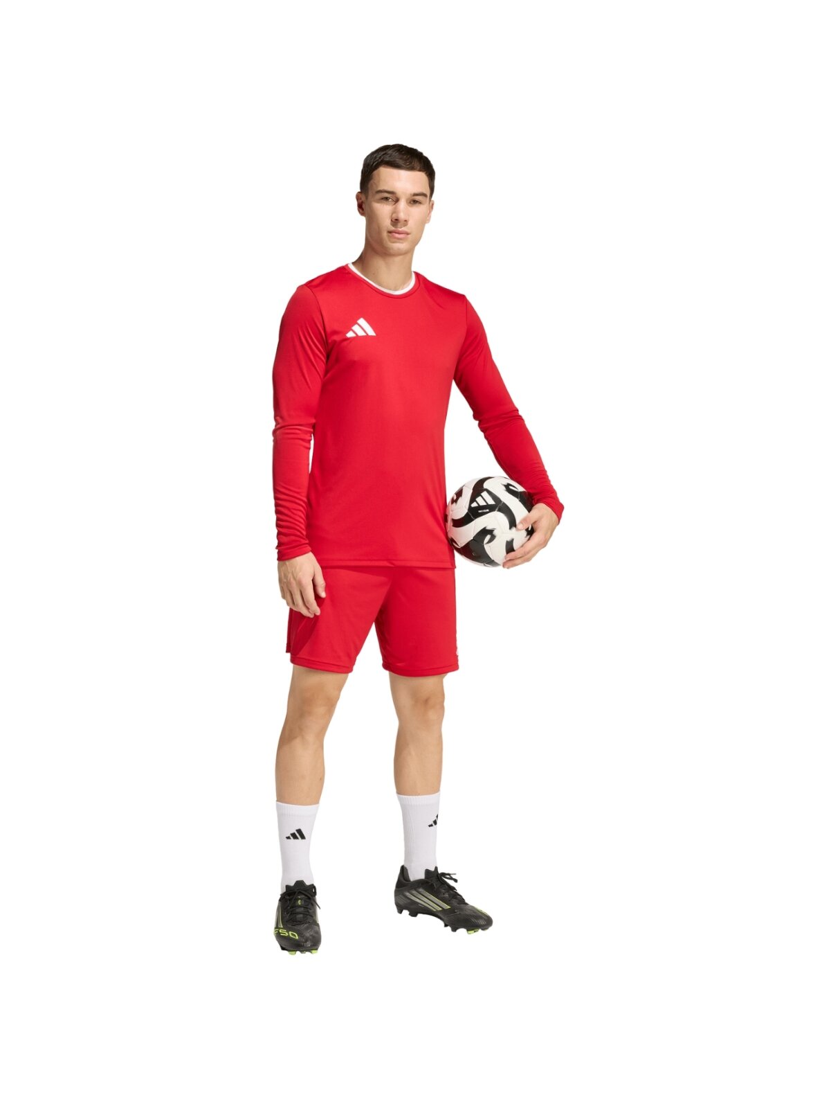 Vyriški marškinėliai Adidas Entrada 26 ilgomis rankovėmis marškinėliai raudoni KF5847 7