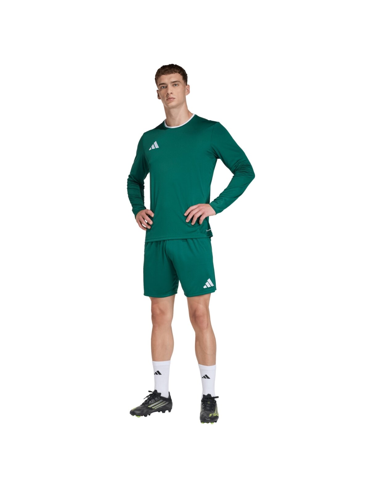 Adidas Entrada 26 Long Sleeve Jersey vyrams žalia KF5846 6 Adidas Entrada 26 Long Sleeve Jersey vyrams žalia KF5846 6