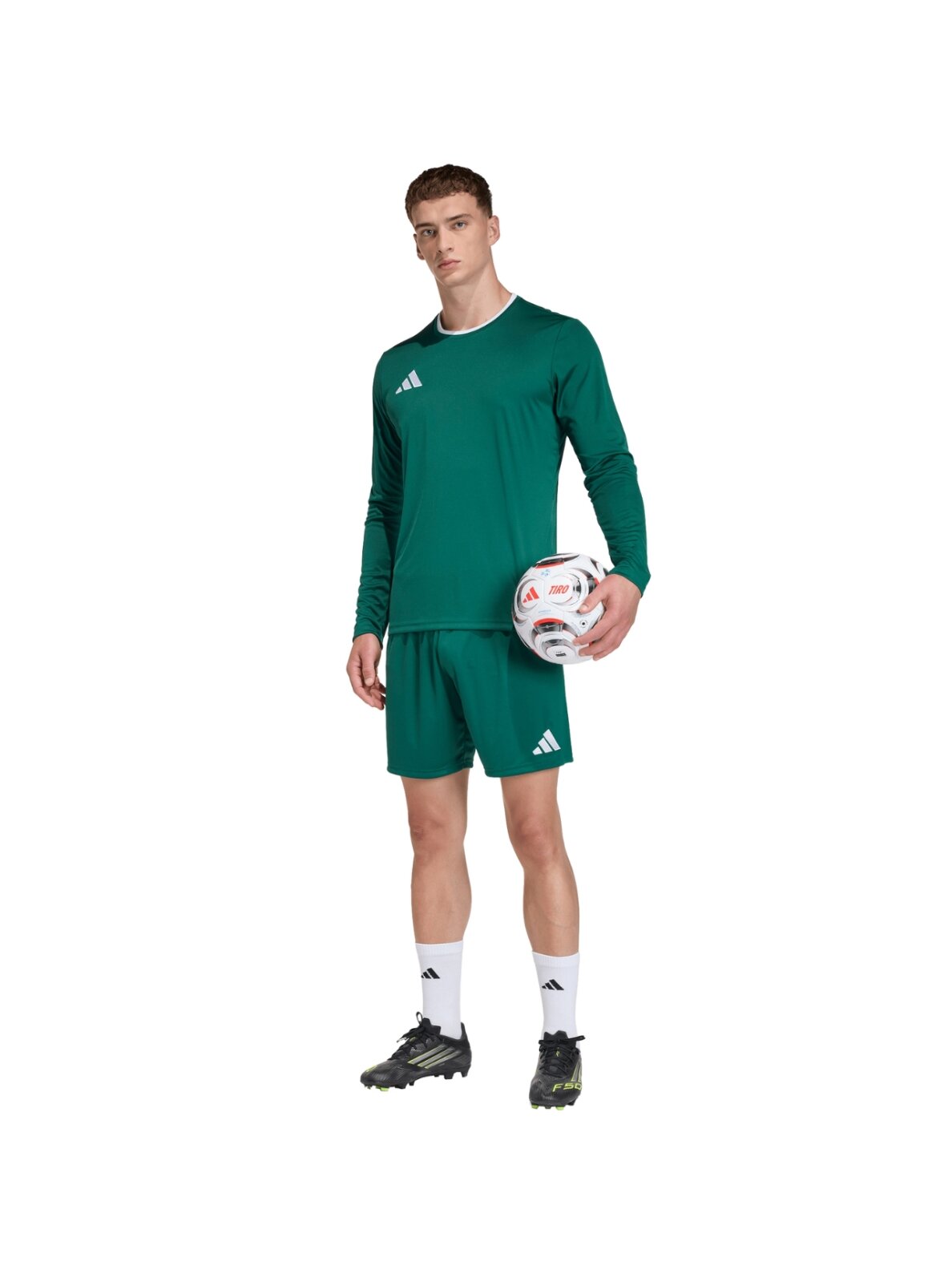 Adidas Entrada 26 Long Sleeve Jersey vyrams žalia KF5846 7 Adidas Entrada 26 Long Sleeve Jersey vyrams žalia KF5846 7