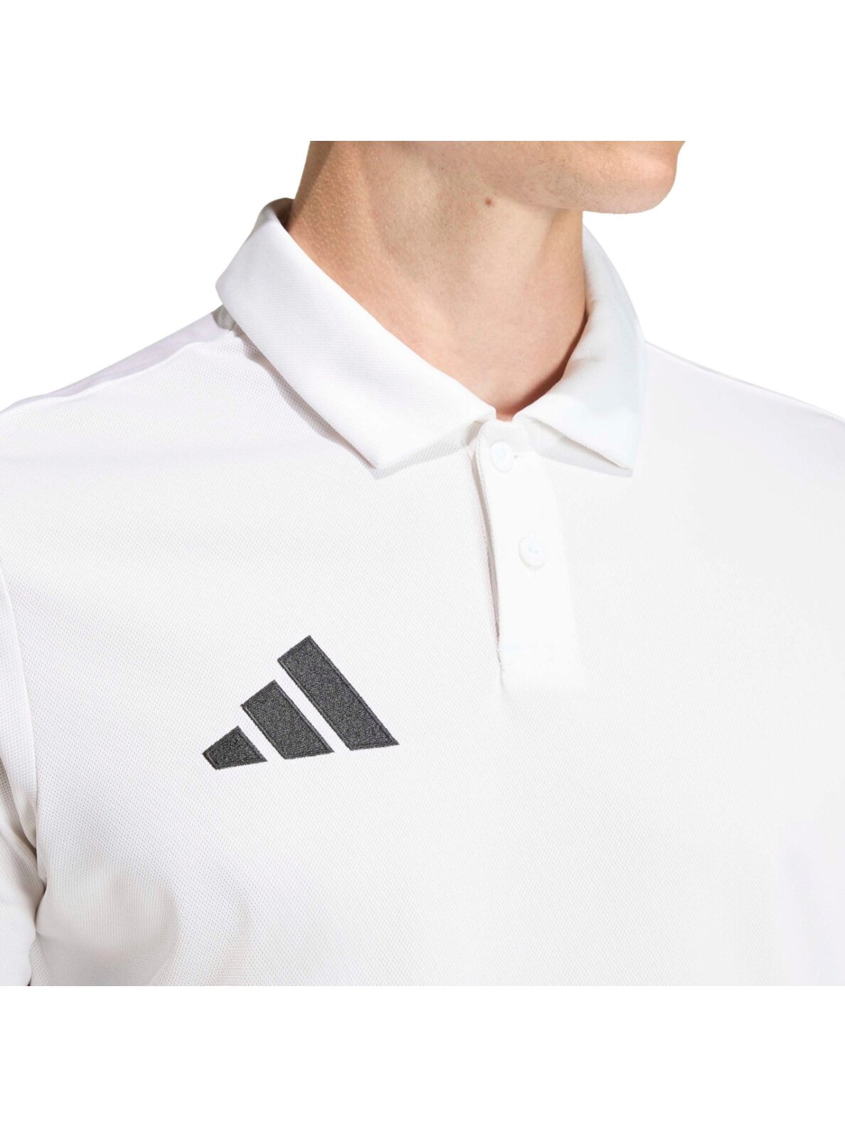 Adidas Entrada 26 Polo marškinėliai vyrams balti JZ6661 3 Adidas Entrada 26 Polo marškinėliai vyrams balti JZ6661 3