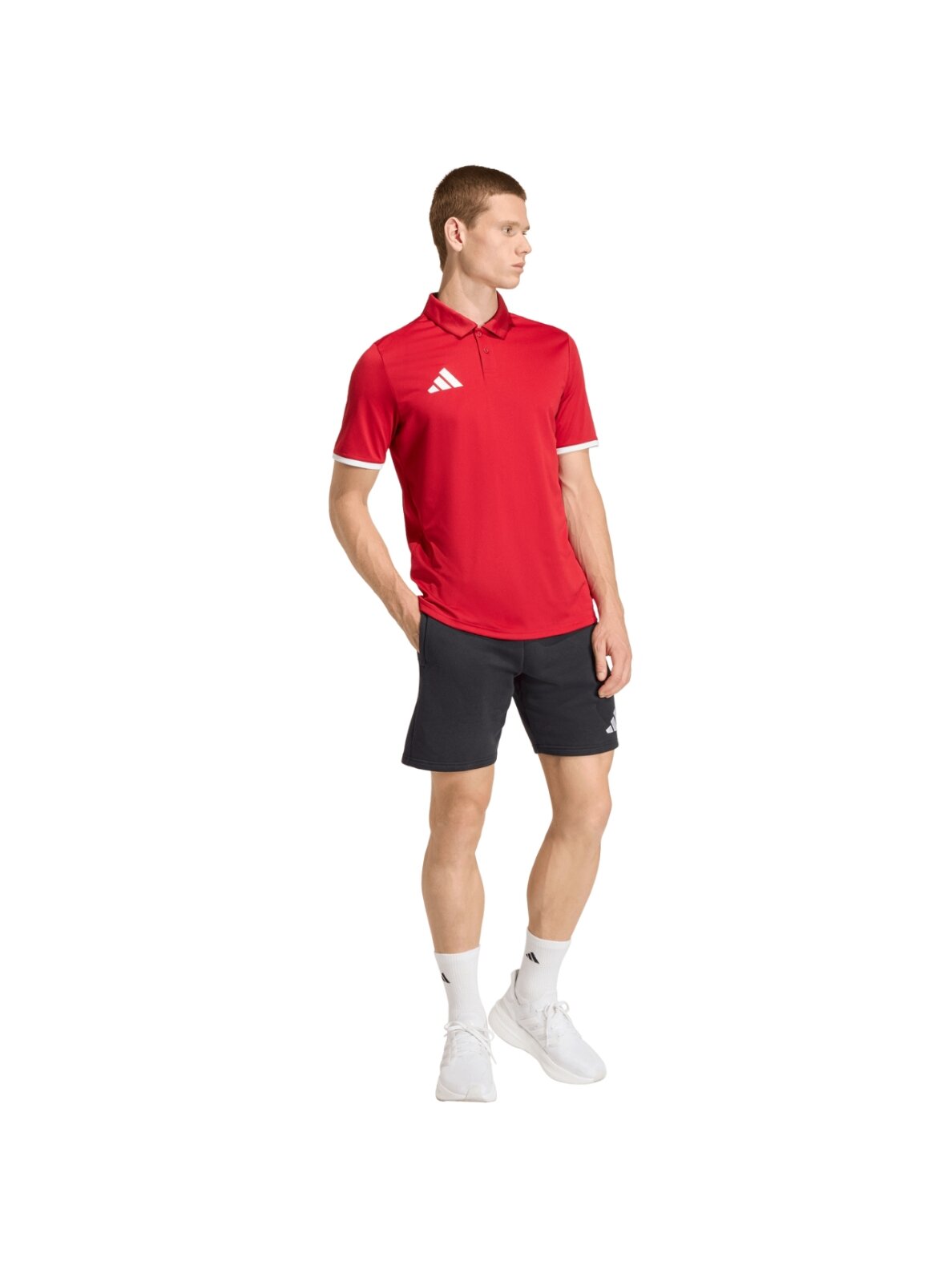 Adidas Entrada 26 Polo marškinėliai vyrams raudoni JZ6664 5 Adidas Entrada 26 Polo marškinėliai vyrams raudoni JZ6664 5