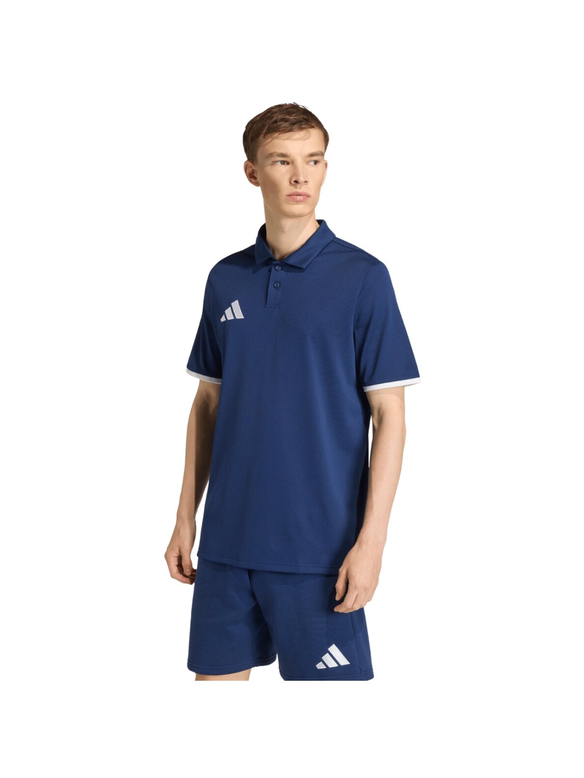 Adidas Entrada 26 Polo marškinėliai vyrams tamsiai mėlyni JZ6663 Adidas Entrada 26 Polo marškinėliai vyrams tamsiai mėlyni JZ6663