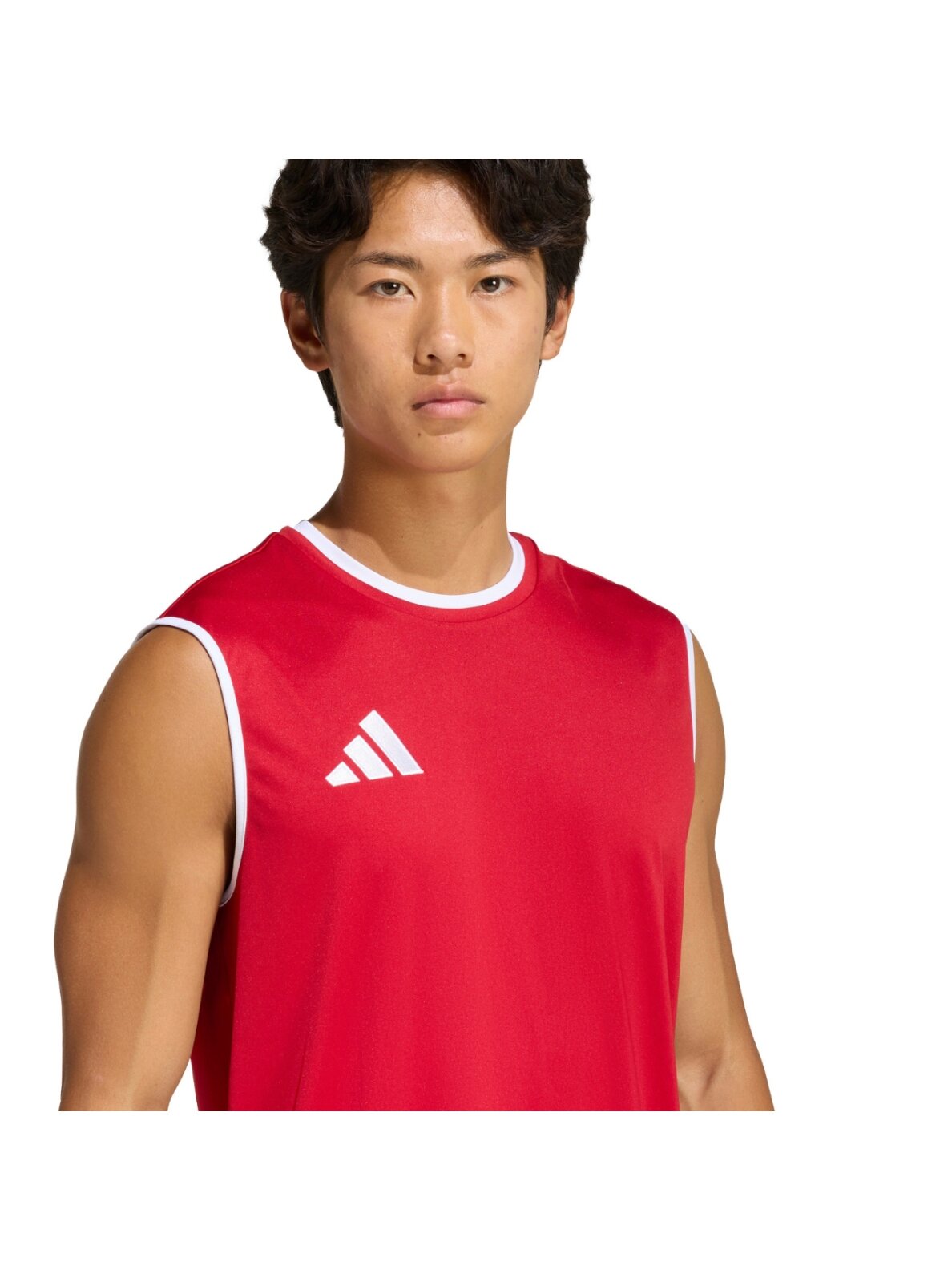 Vyriški marškinėliai adidas Entrada 26 berankoviai marškinėliai raudoni KB3932 4