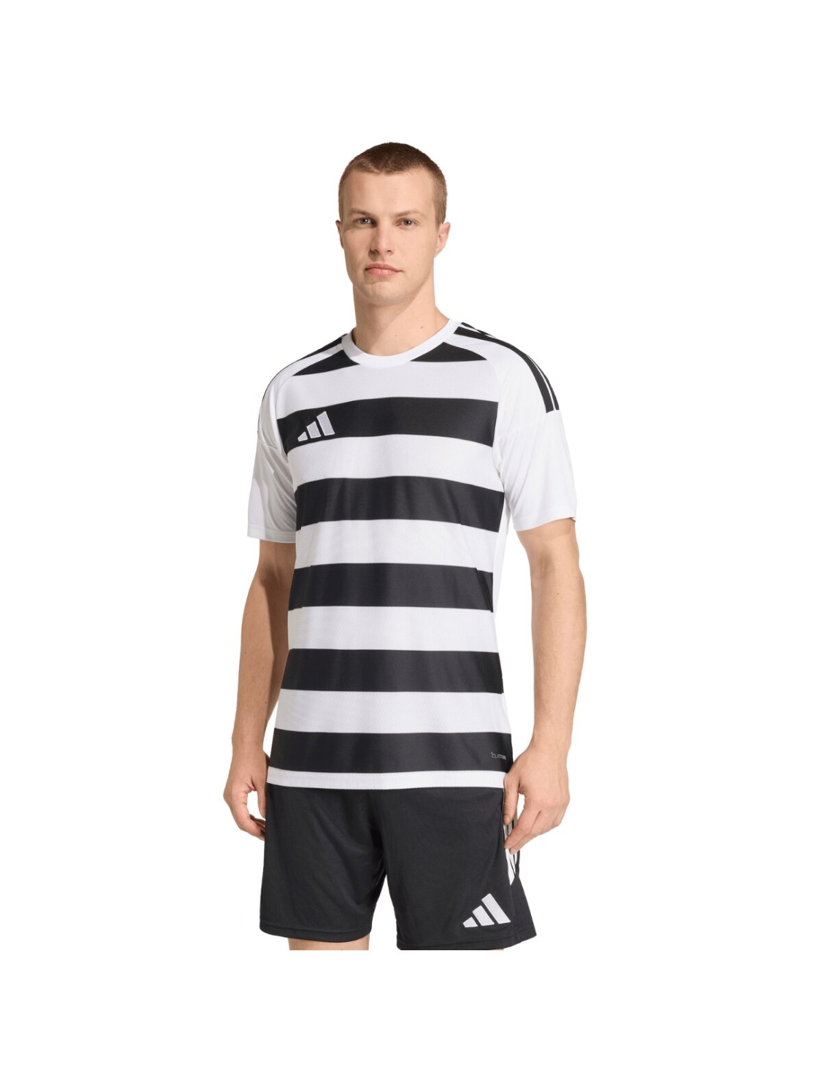 adidas Hooped 26 Jersey vyrams balto-juoda KS6949