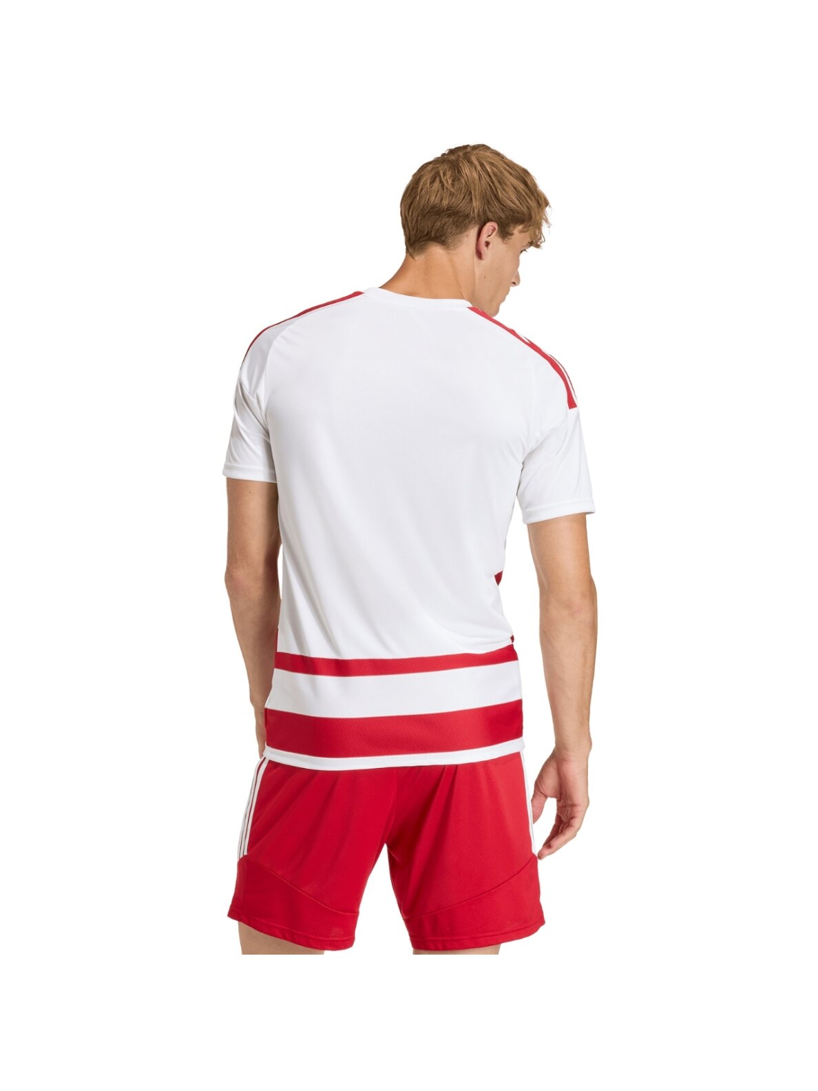 adidas Hooped 26 Jersey vyrams balto-raudona KF3388 3