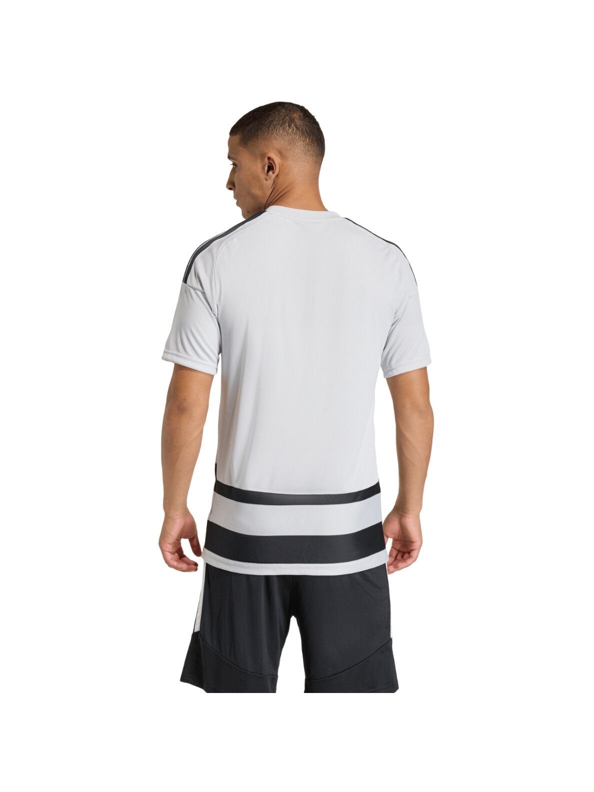 adidas Hooped 26 Jersey vyrams pilka-juoda KF3396 3