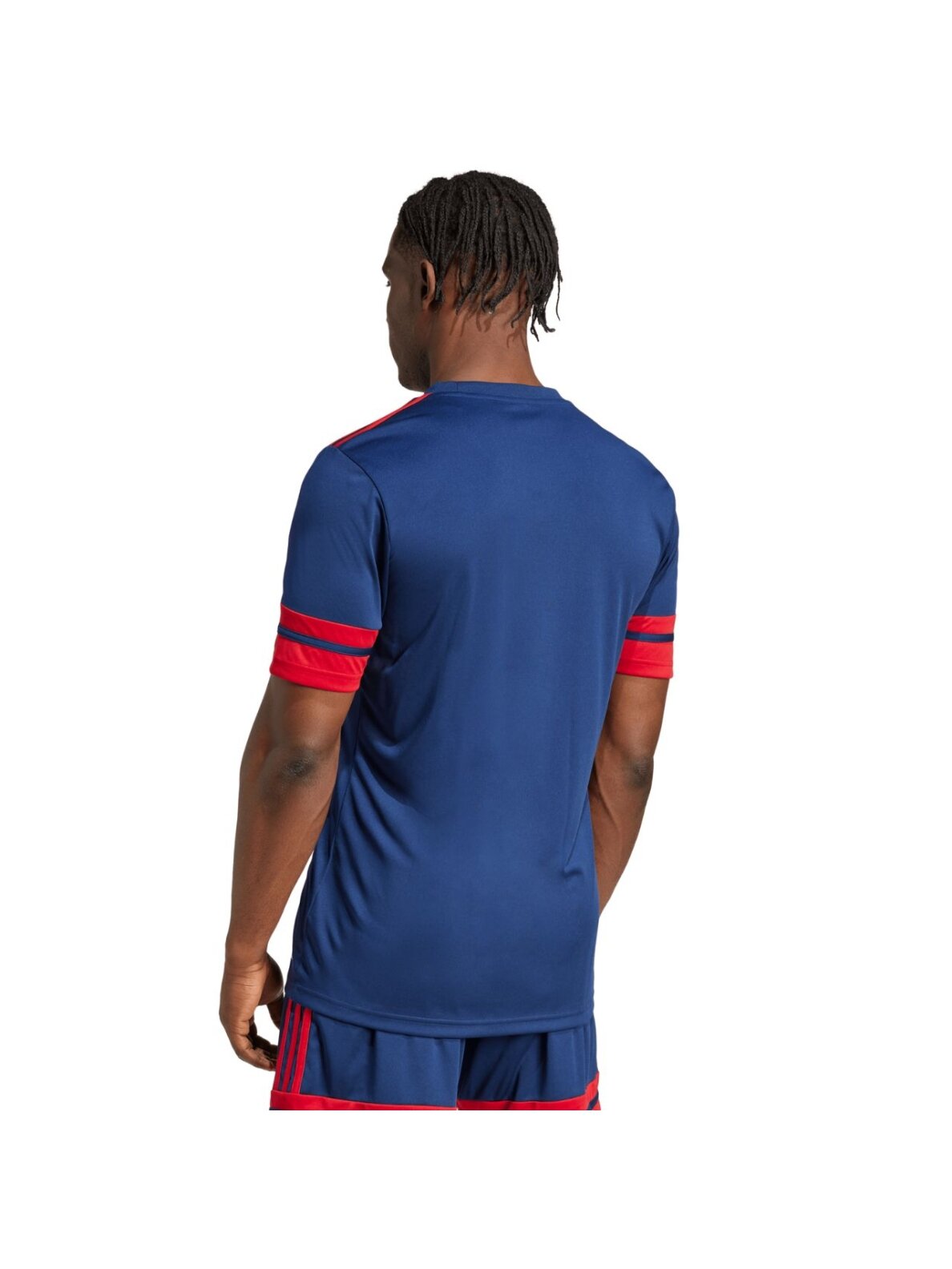 adidas Squadra 25 vyriški marškinėliai tamsiai mėlyni-raudoni JG5833 4