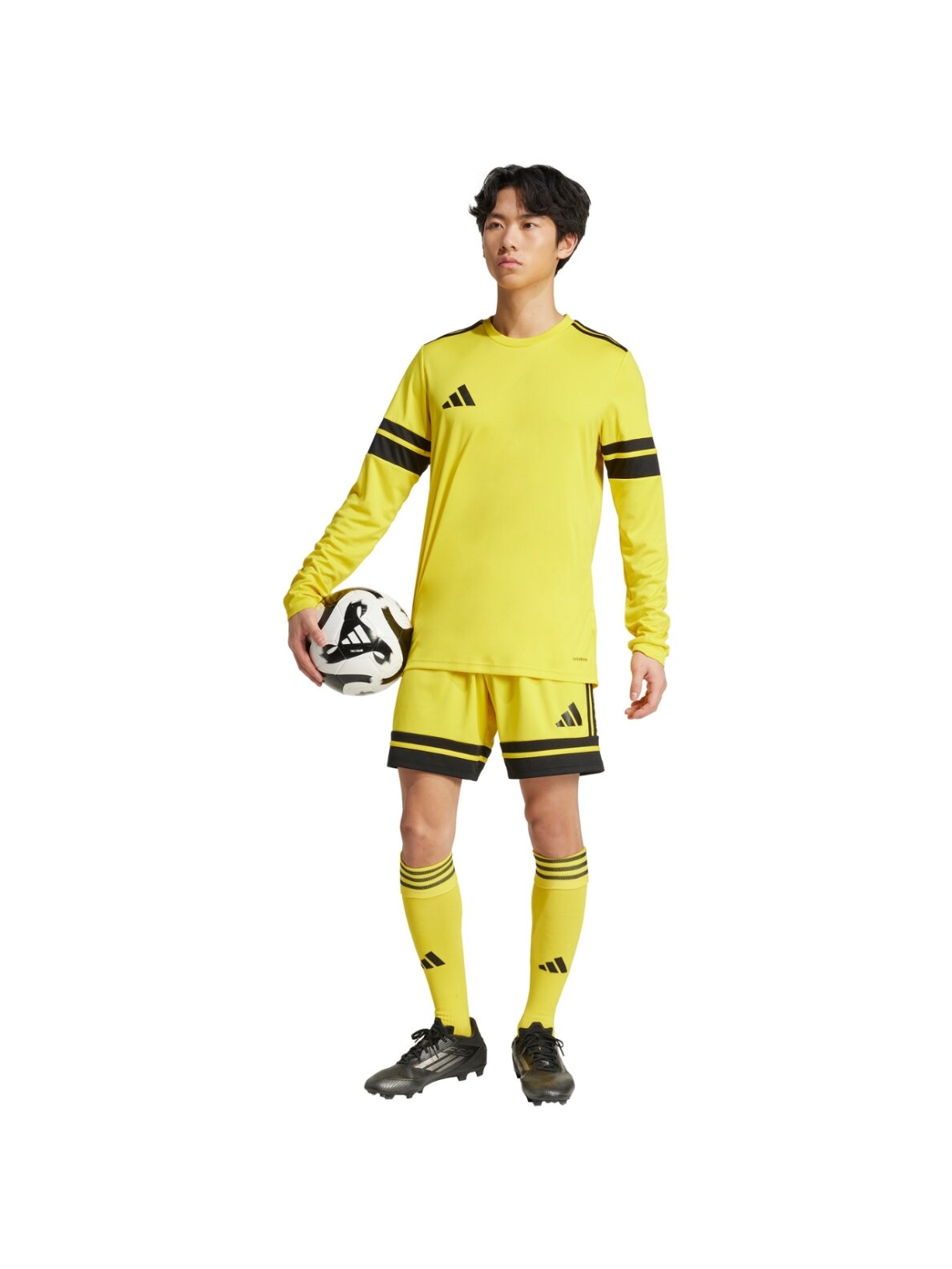 adidas Squadra 25 Long Sleeve Jersey vyrams geltona JF6077 5 adidas Squadra 25 Long Sleeve Jersey vyrams geltona JF6077 5