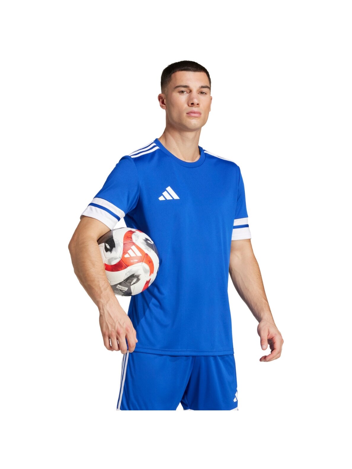 Adidas vyriški marškinėliai Squadra 25 mėlyni JG5826 Adidas vyriški marškinėliai Squadra 25 mėlyni JG5826
