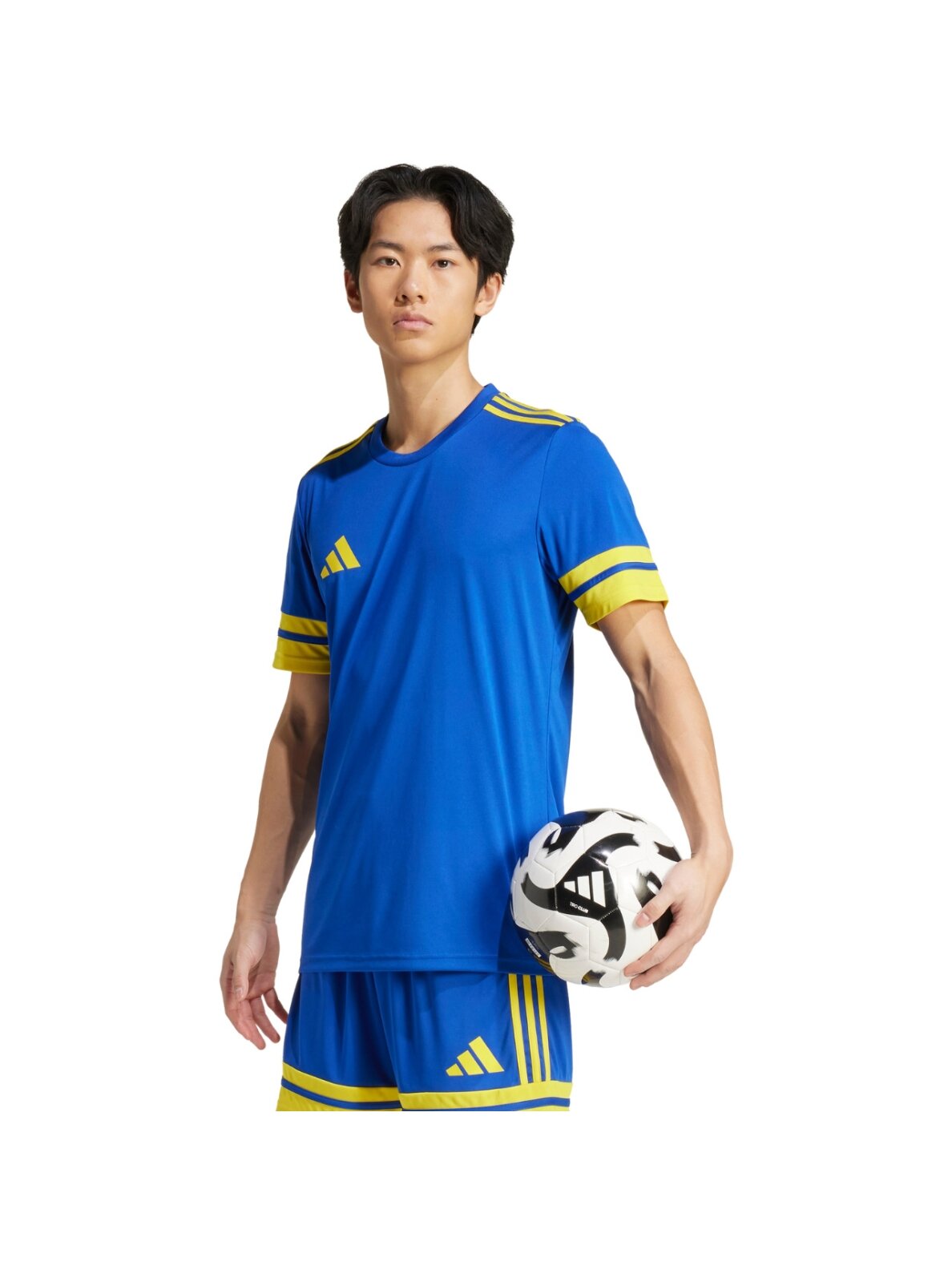 Adidas Squadra 25 vyriški marškinėliai mėlyni JN5411 Adidas Squadra 25 vyriški marškinėliai mėlyni JN5411