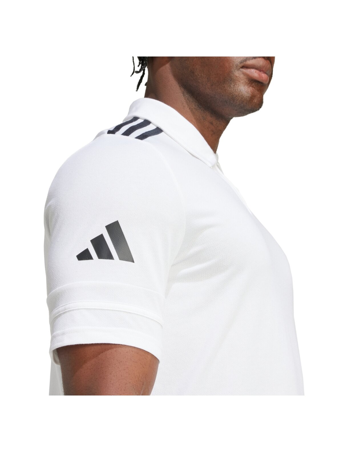 Adidas Squadra 25 Polo marškinėliai vyrams balti JY3419 4 Adidas Squadra 25 Polo marškinėliai vyrams balti JY3419 4