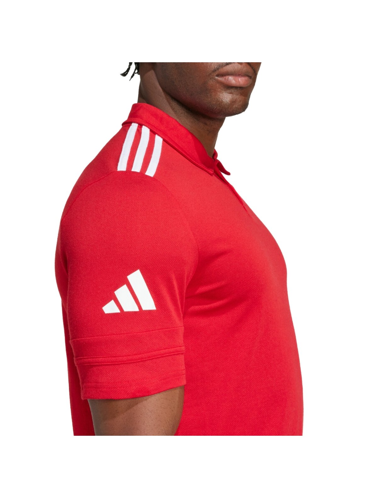 Adidas Squadra 25 Polo vyriški marškiniai raudoni JY3418 4 Adidas Squadra 25 Polo vyriški marškiniai raudoni JY3418 4