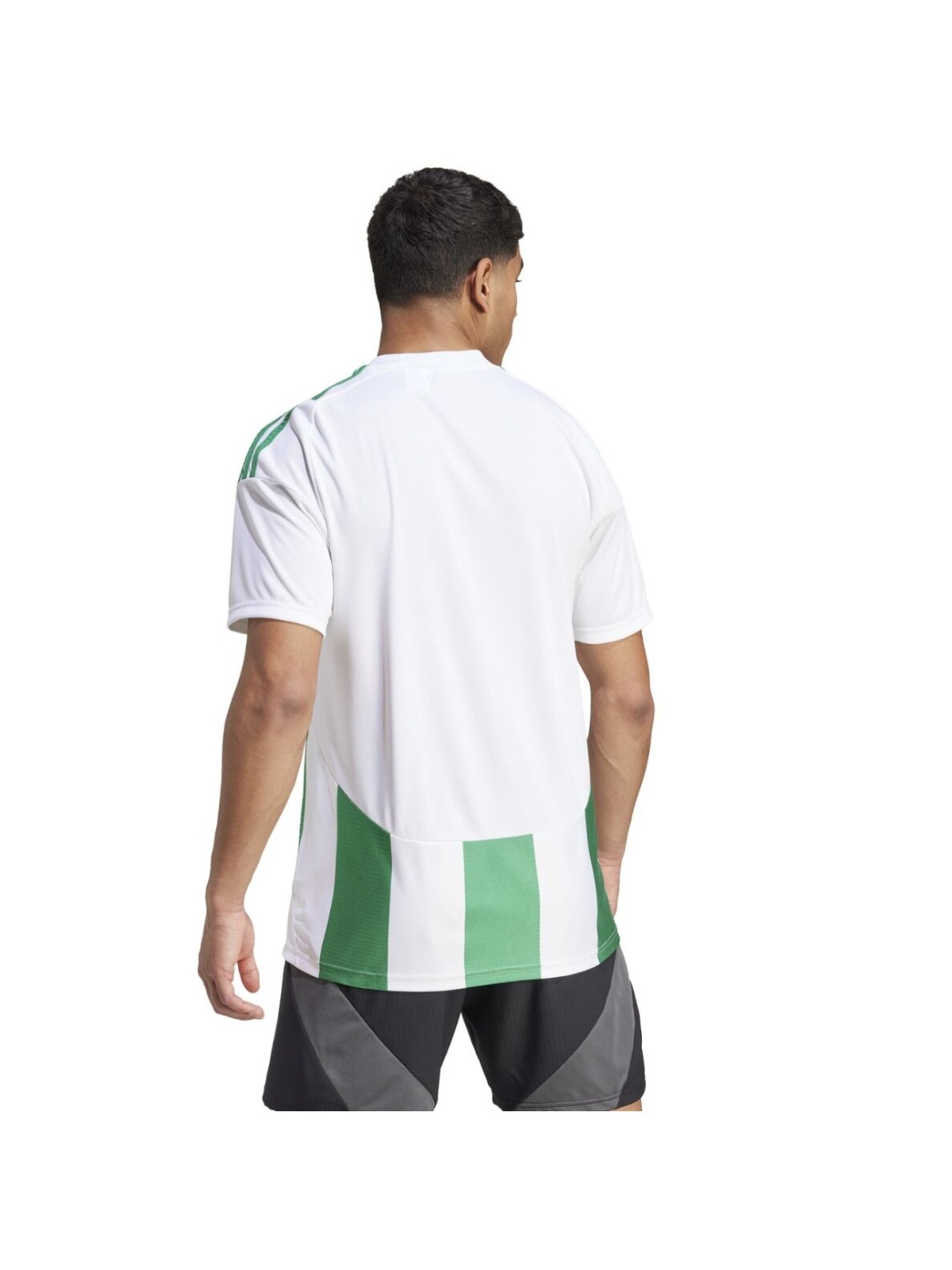 Vyriškas adidas Striped 24 Jersey baltas ir žalias IW2148 3 Vyriškas adidas Striped 24 Jersey baltas ir žalias IW2148 3