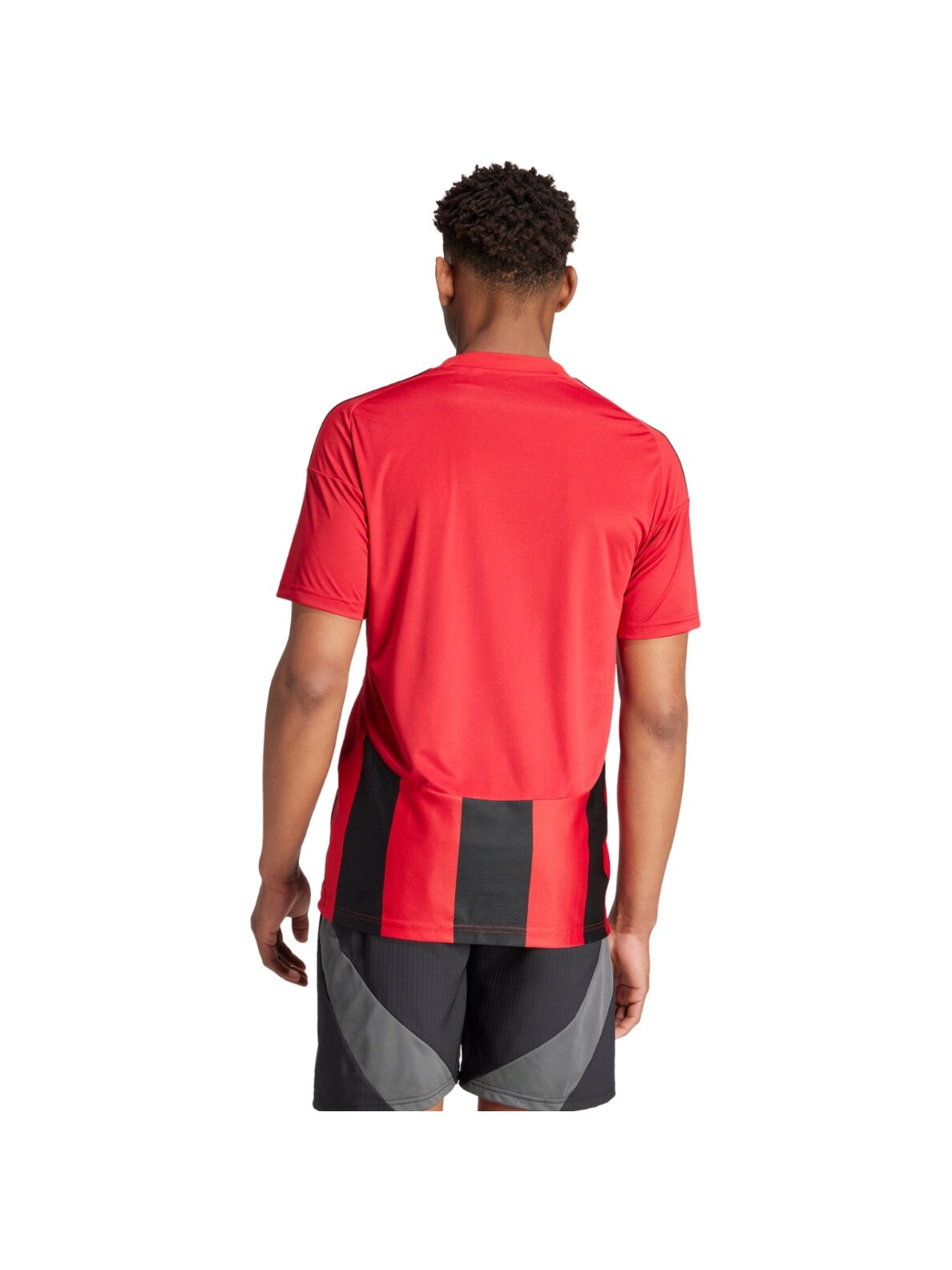 Vyriški marškinėliai Adidas Striped 24 Jersey raudonos ir juodos spalvos IW4556 3 Vyriški marškinėliai Adidas Striped 24 Jersey raudonos ir juodos spalvos IW4556 3