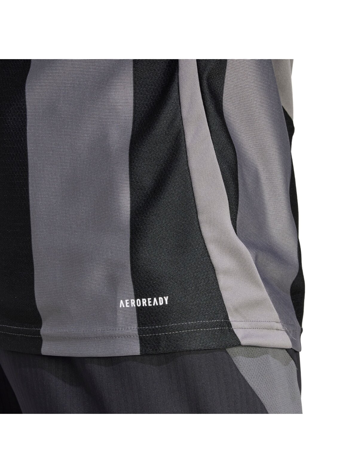 Vyriški marškinėliai Adidas Striped 24 Jersey pilkos ir juodos spalvos IW2145 6 Vyriški marškinėliai Adidas Striped 24 Jersey pilkos ir juodos spalvos IW2145 6
