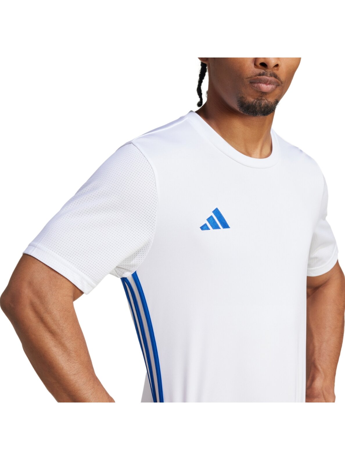 Vyriški marškinėliai adidas Table 23 Jersey baltos ir mėlynos spalvos JI8824 5 Vyriški marškinėliai adidas Table 23 Jersey baltos ir mėlynos spalvos JI8824 5
