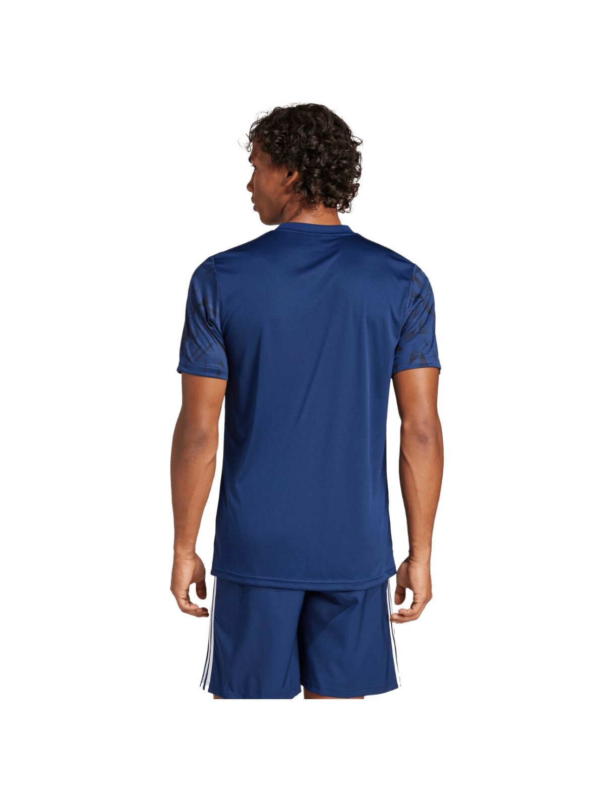 Adidas Team Icon 25 Jersey vyriška futbolo marškinėliai tamsiai mėlyni JG3556 3 Adidas Team Icon 25 Jersey vyriška futbolo marškinėliai tamsiai mėlyni JG3556 3