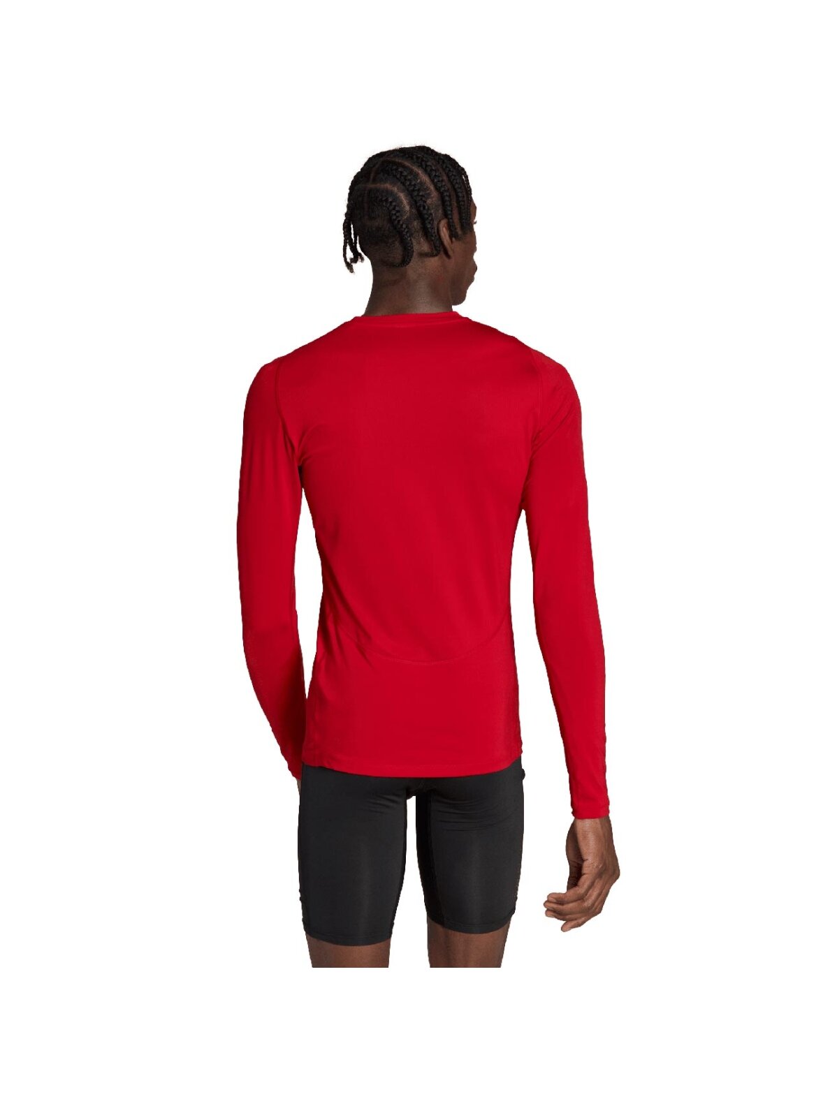 Vyriški adidas Techfit Aeroready marškinėliai ilgomis rankovėmis raudoni HP0639 1