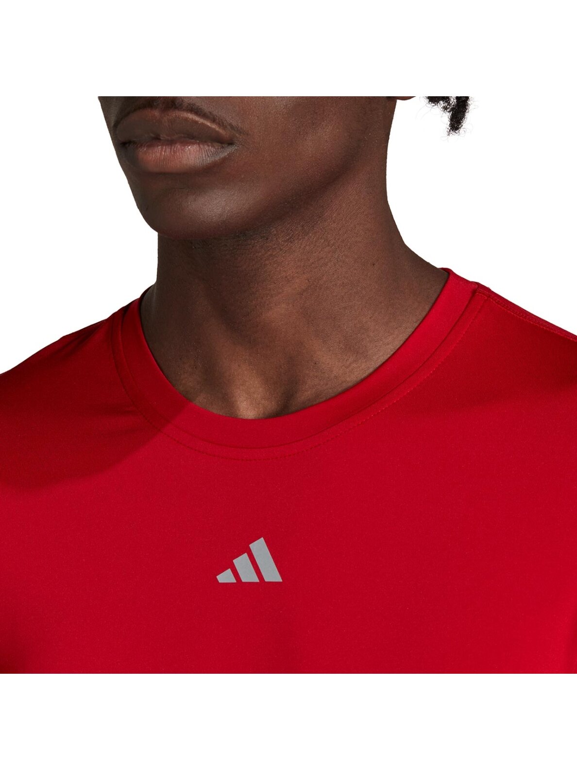 Vyriški adidas Techfit Aeroready marškinėliai ilgomis rankovėmis raudoni HP0639 4