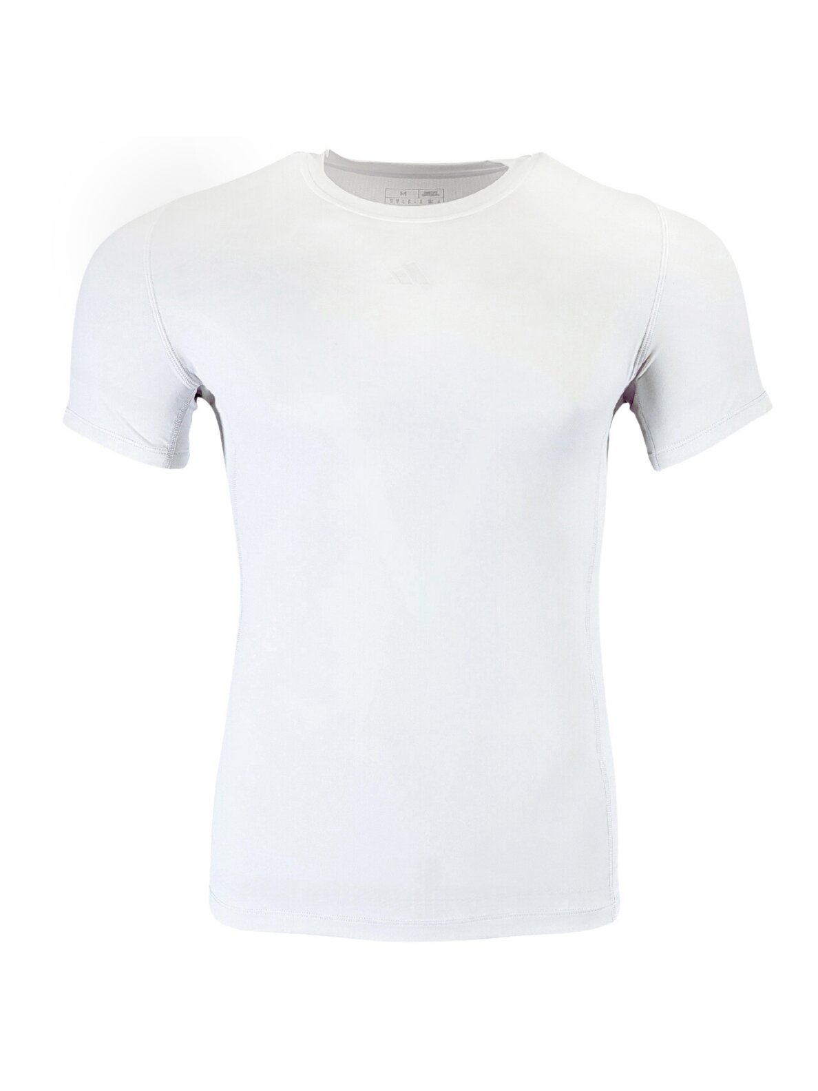 Adidas Techfit Aeroready vyriški marškinėliai trumpomis rankovėmis, balti IS7605 Adidas Techfit Aeroready vyriški marškinėliai trumpomis rankovėmis, balti IS7605