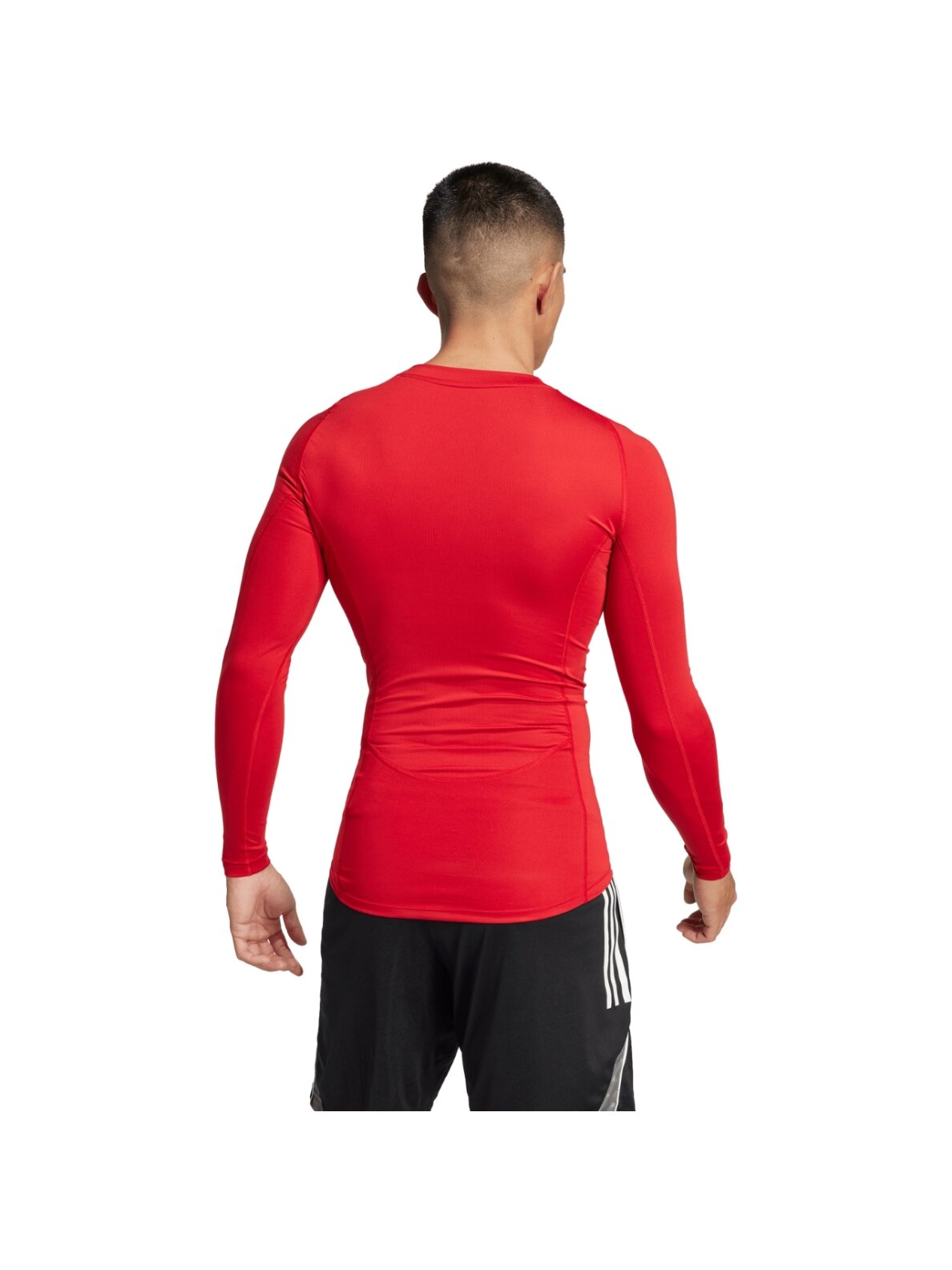 Adidas Techfit Long Sleeve Tee vyriška marškinėliai raudoni JP2926 2