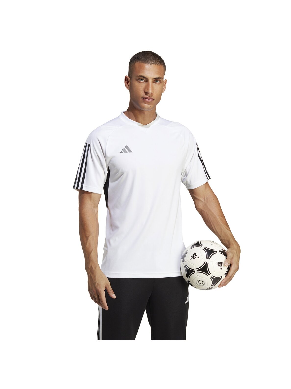 Vyriškas adidas Tiro 23 Competition Jersey baltas ir juodas IC4565 2