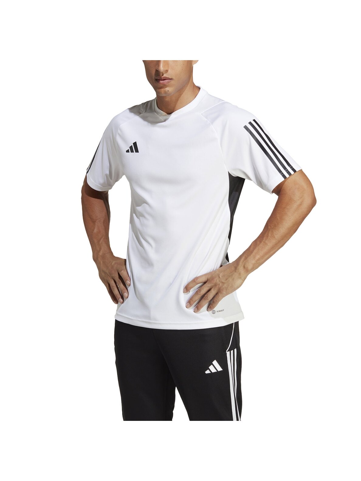 Vyriškas adidas Tiro 23 Competition Jersey baltas ir juodas IC4565 4 Vyriškas adidas Tiro 23 Competition Jersey baltas ir juodas IC4565 4